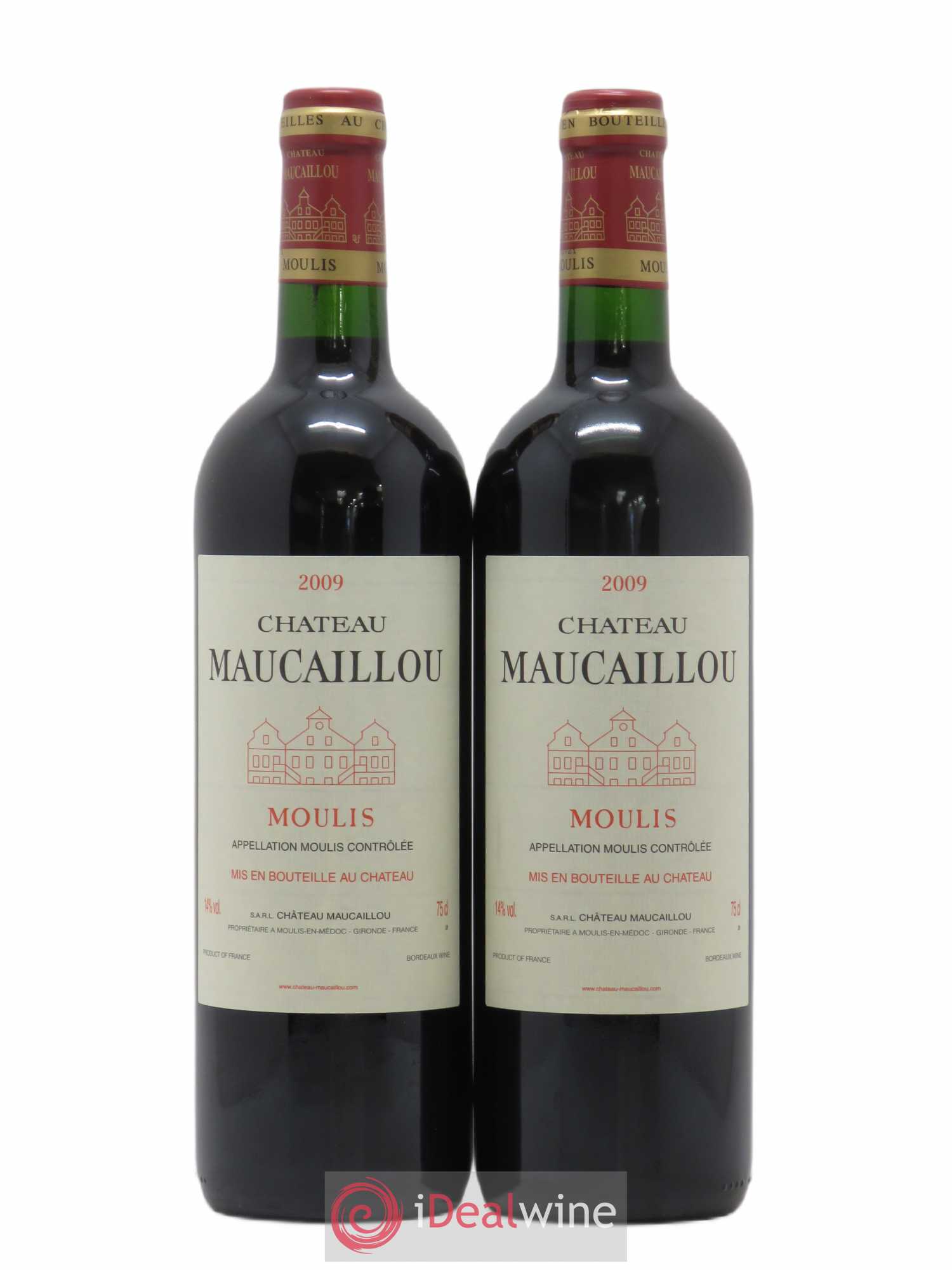 Château Maucaillou 2009 - Lot de 2 bouteilles - 0