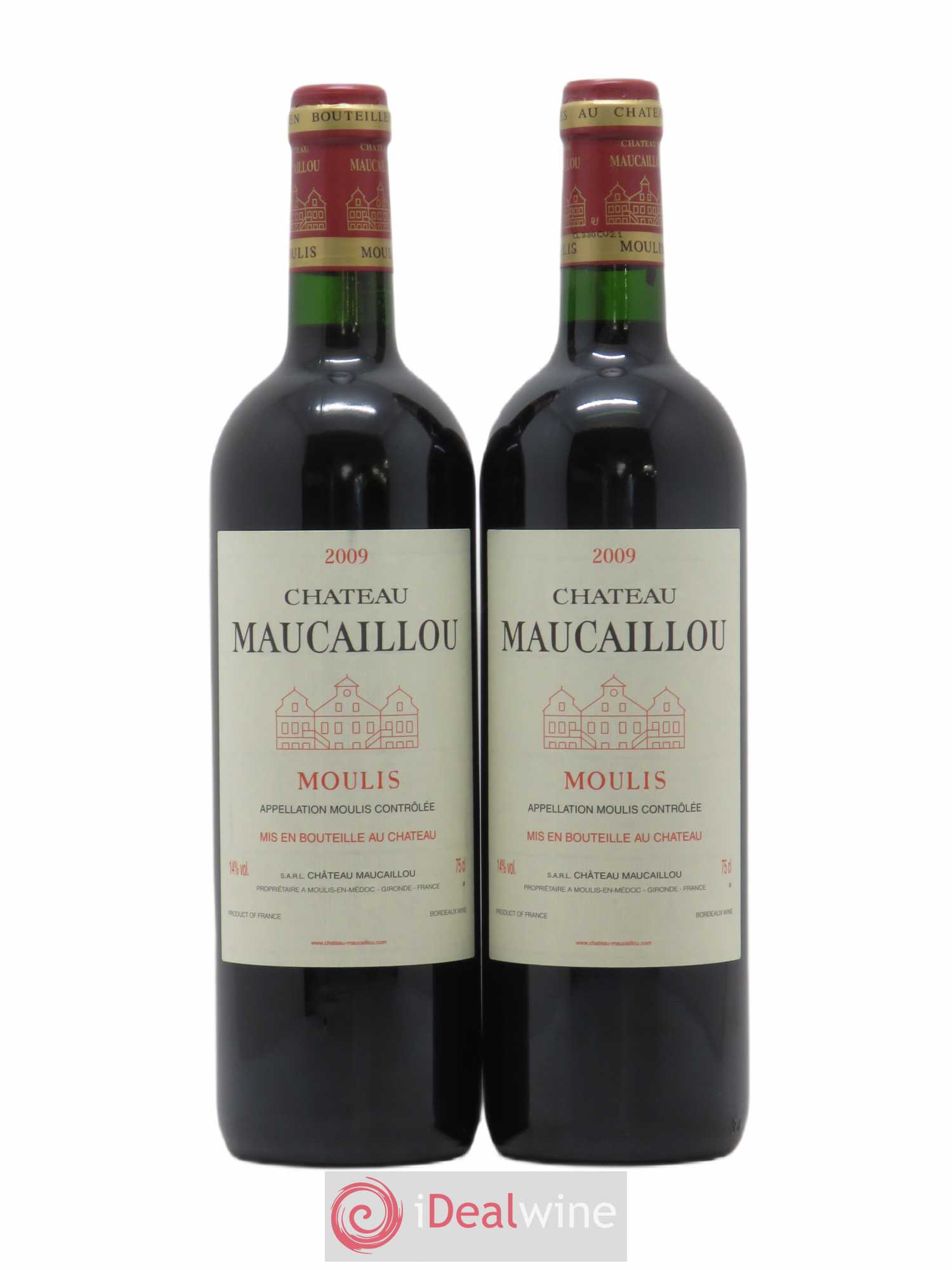 Château Maucaillou 2009 - Lot de 2 bouteilles - 0