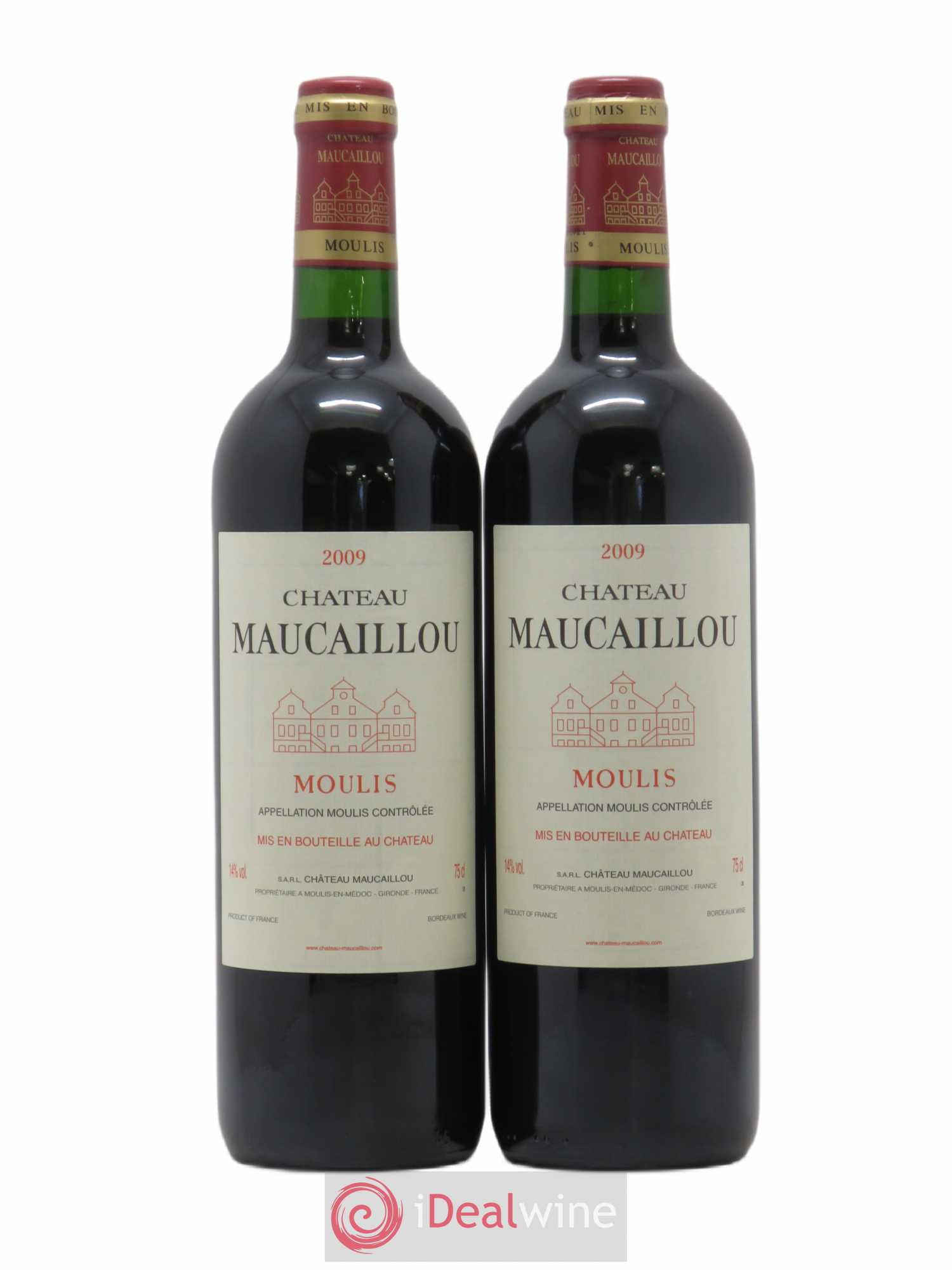 Château Maucaillou 2009 - Lot de 2 bouteilles - 0