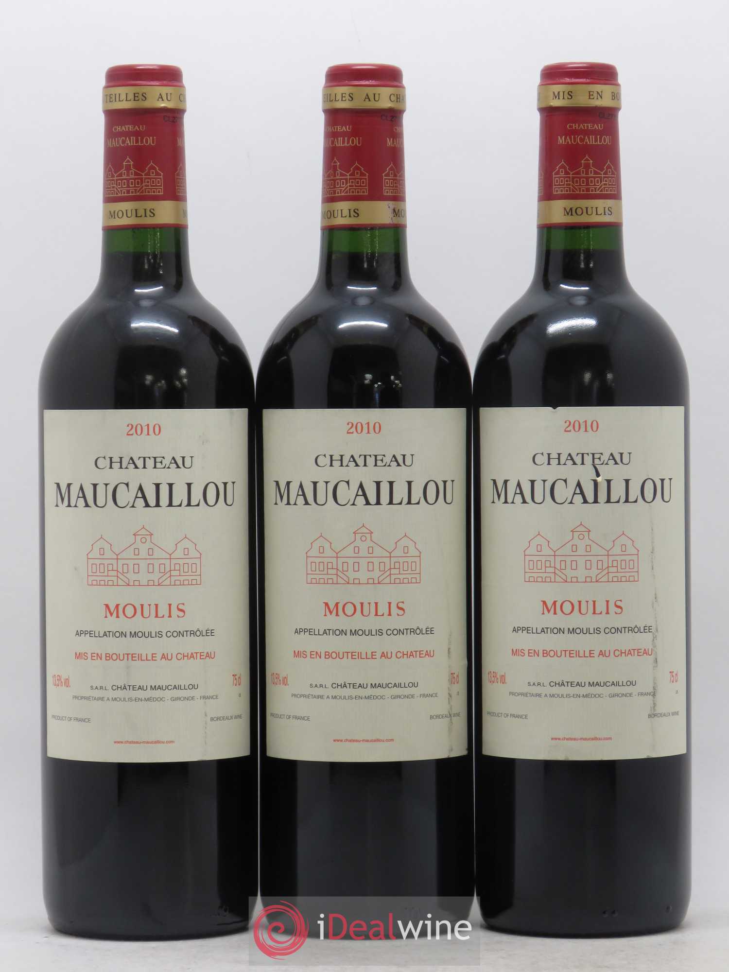 Château Maucaillou 2010 - Lot de 12 bouteilles - 1