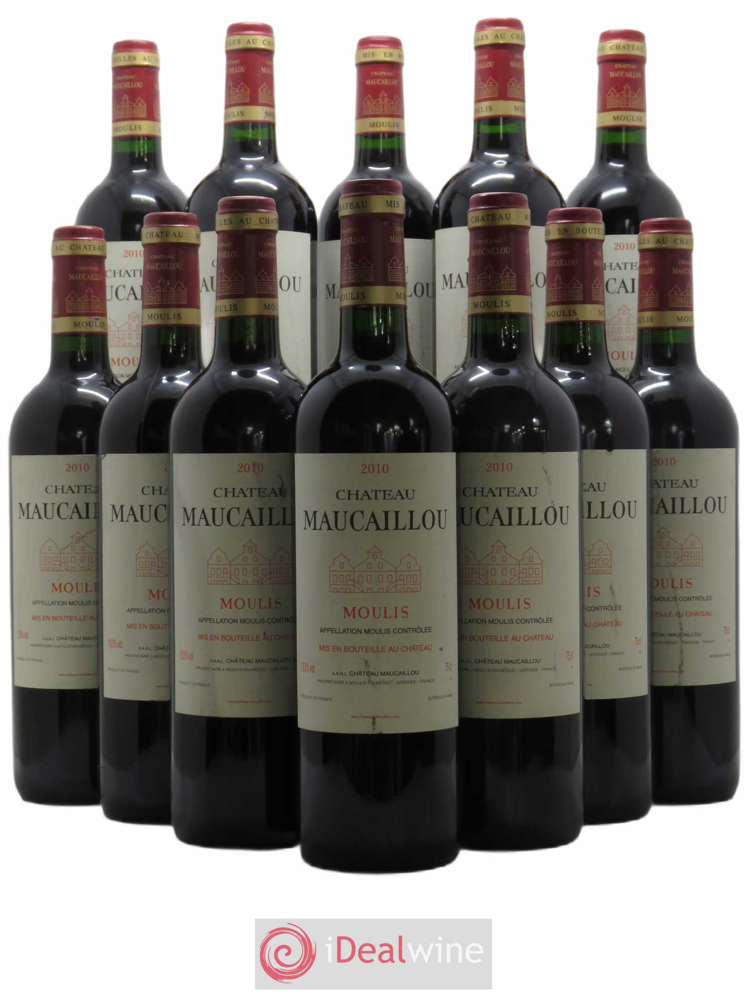 Château Maucaillou 2010 - Lot de 12 bouteilles - 0