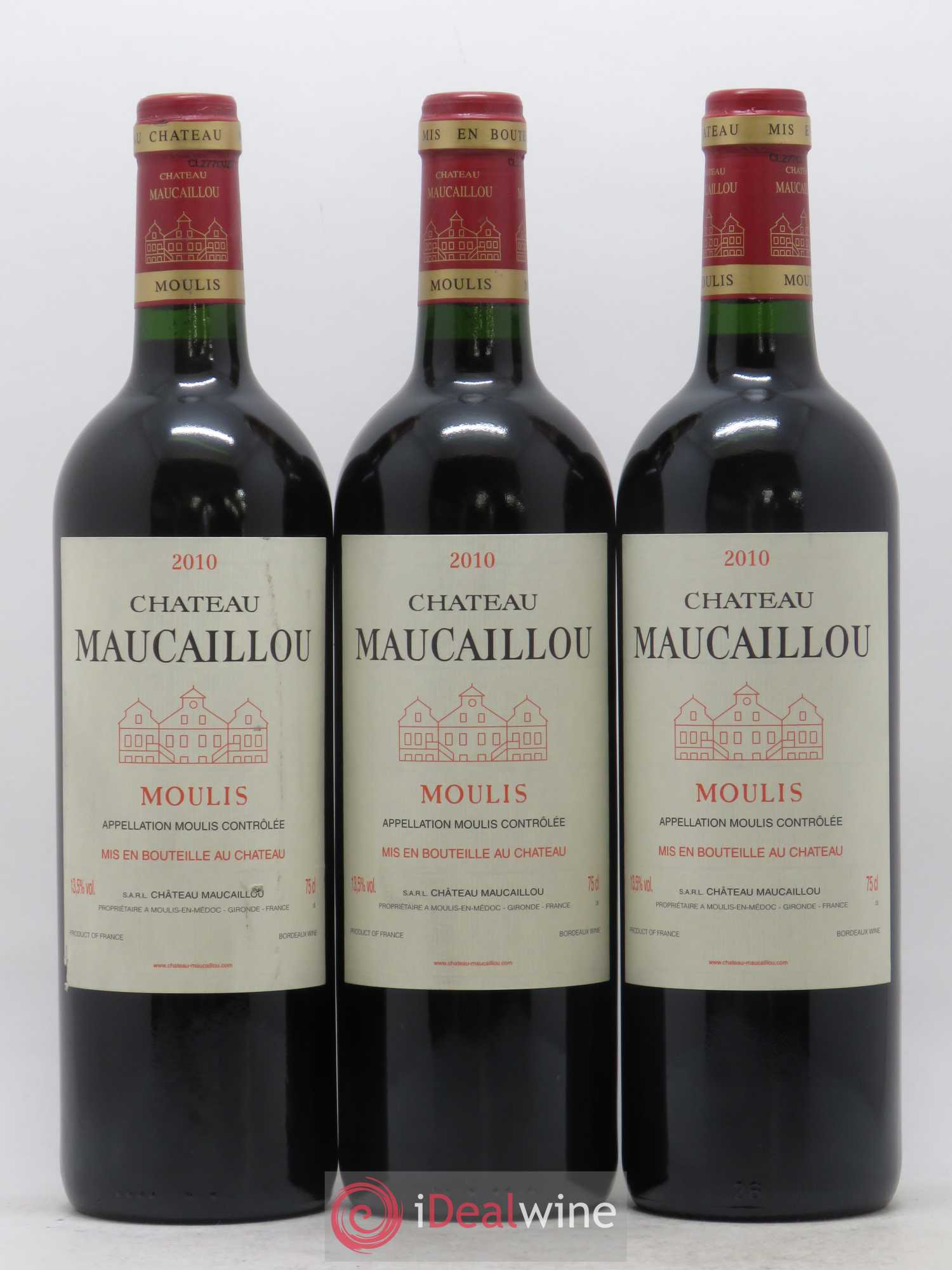 Château Maucaillou 2010 - Lot de 6 bouteilles - 1