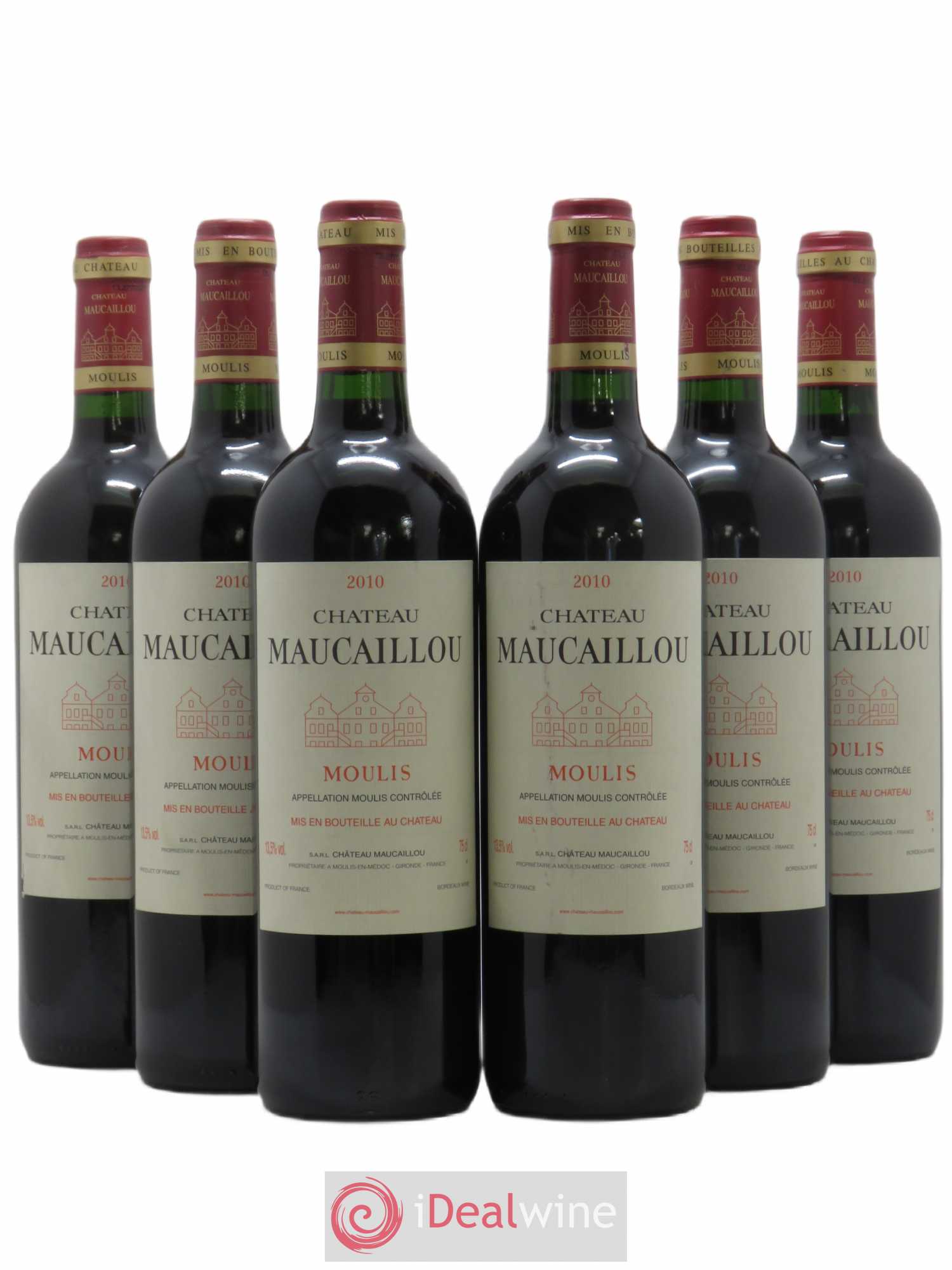 Château Maucaillou 2010 - Lot de 6 bouteilles - 0