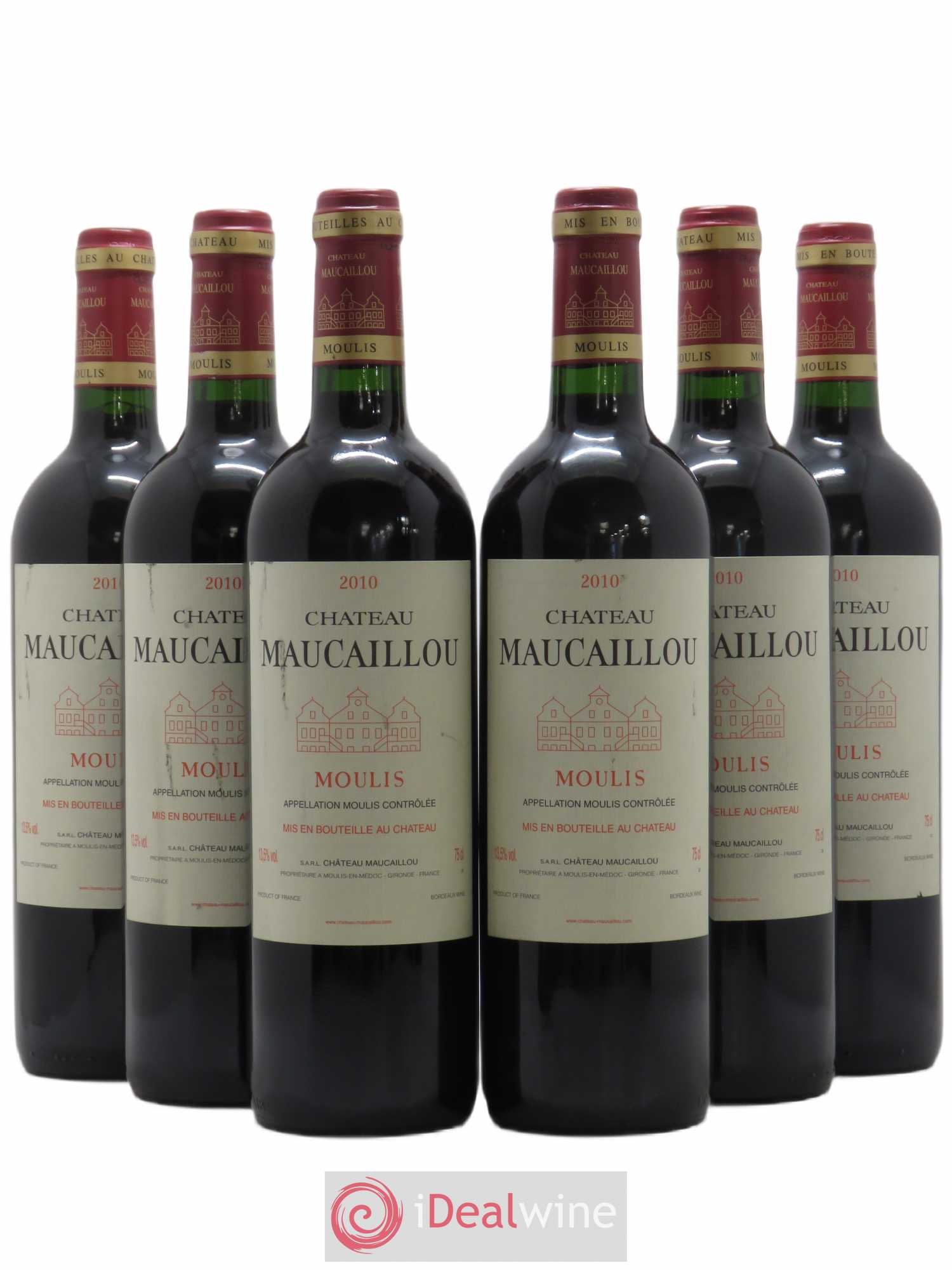 Château Maucaillou 2010 - Lot de 6 bouteilles - 0