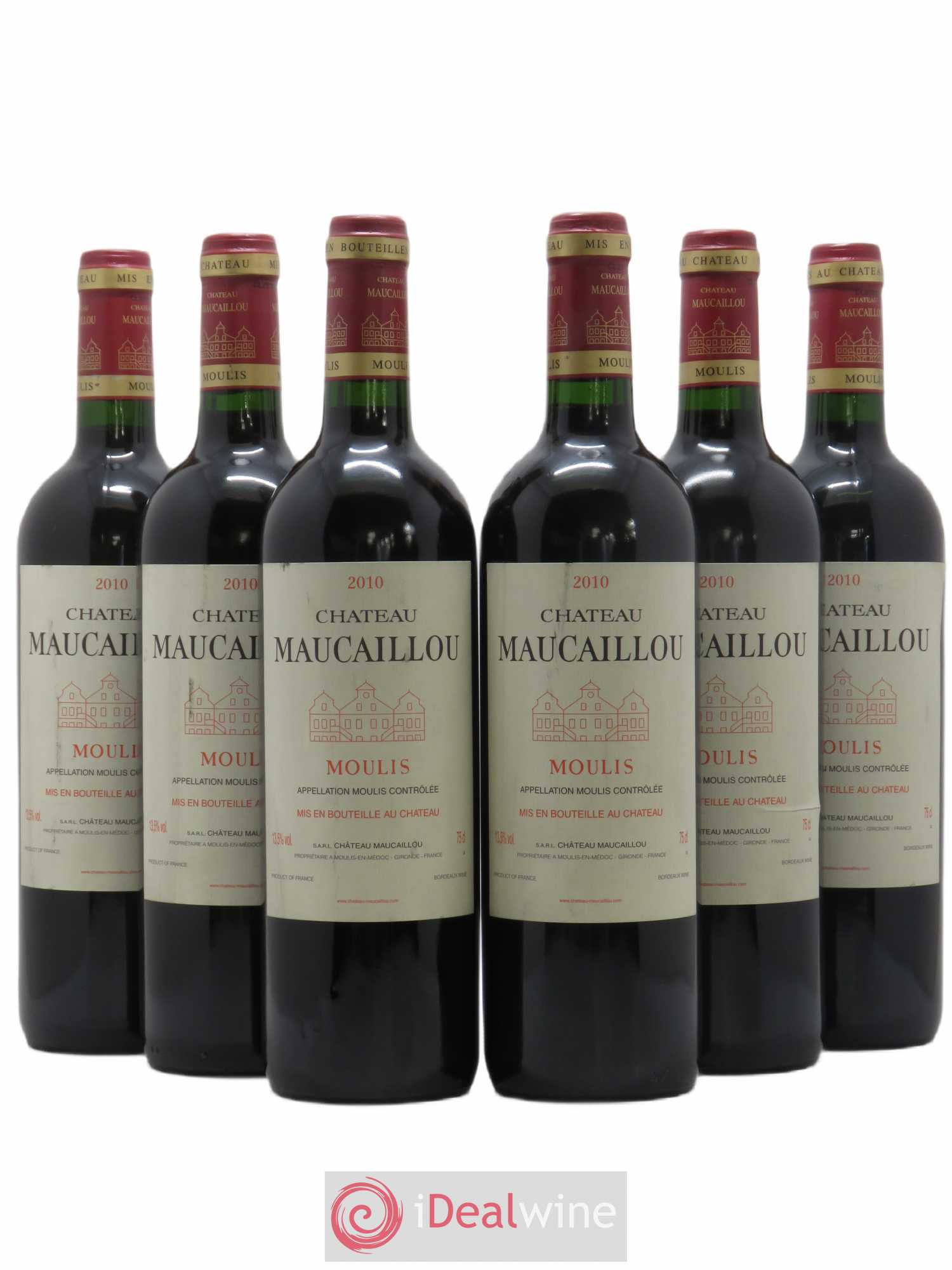 Château Maucaillou 2010 - Lot de 6 bouteilles - 0