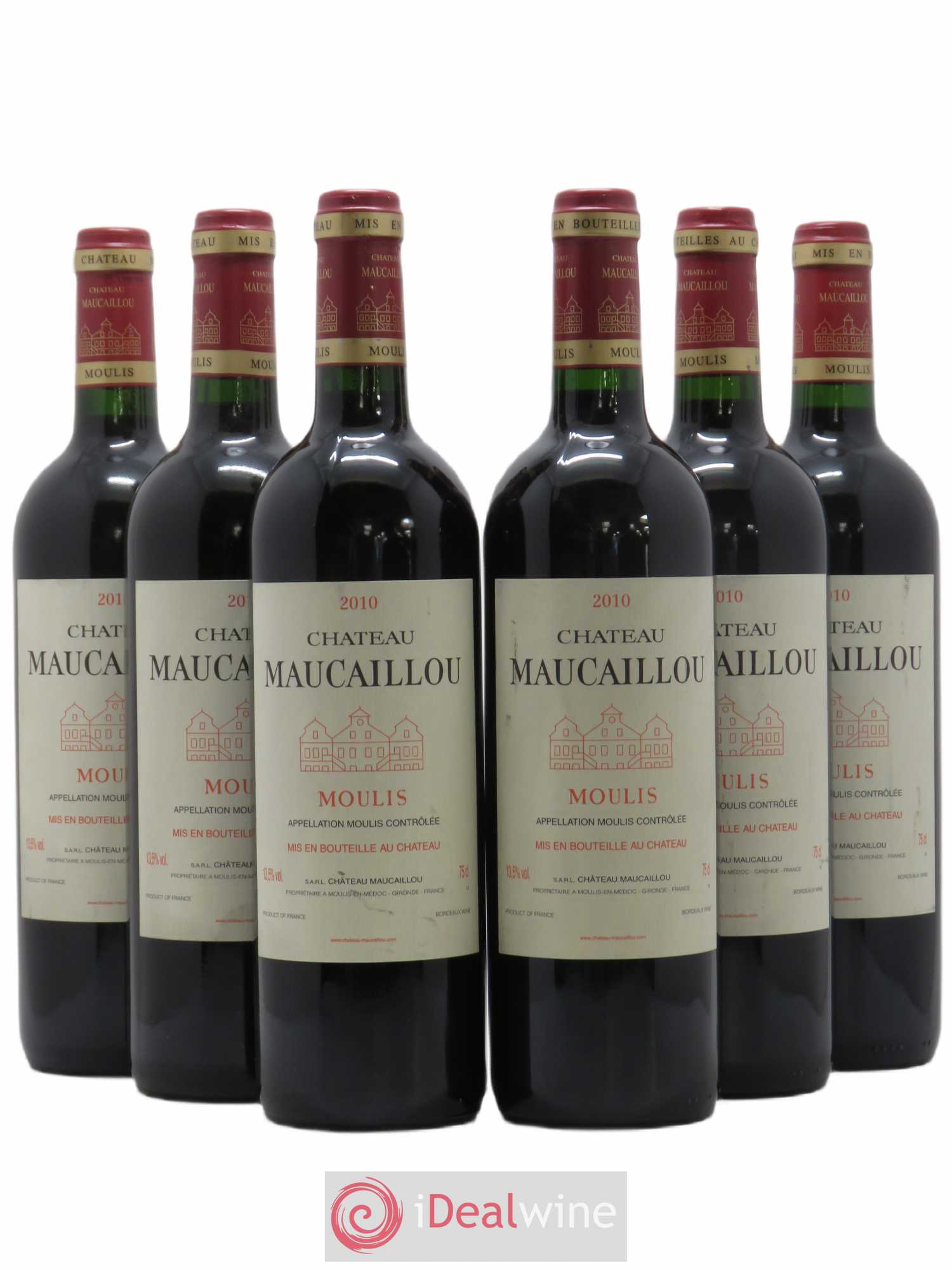 Château Maucaillou 2010 - Lot de 6 bouteilles - 0
