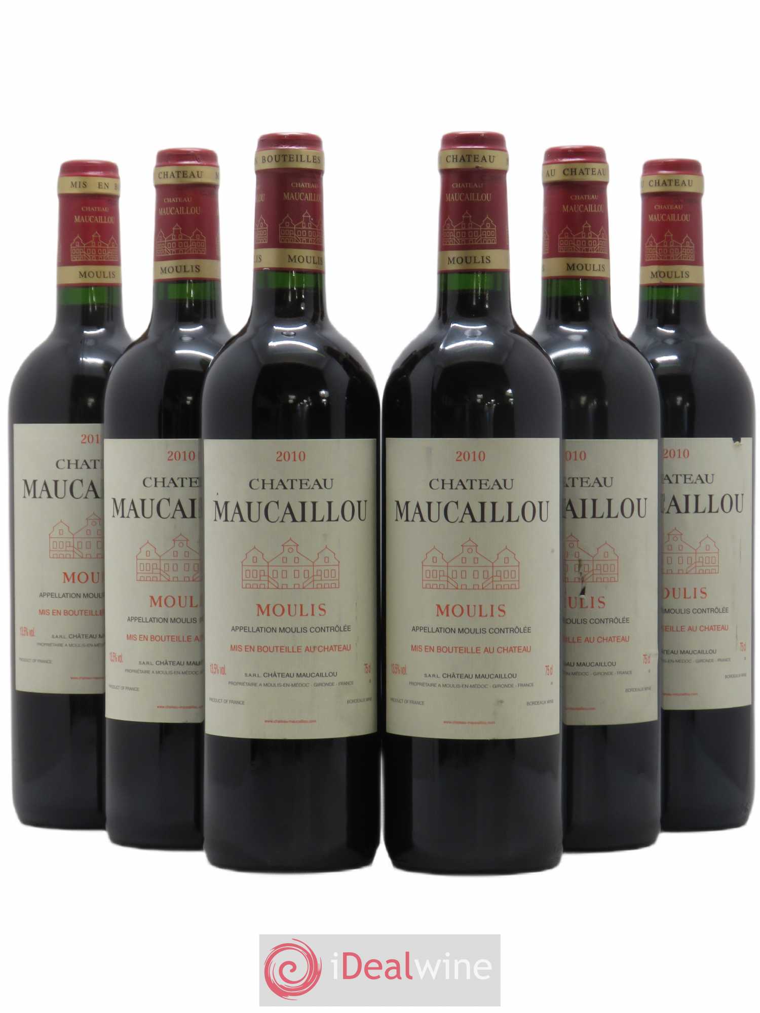 Château Maucaillou 2010 - Lot de 6 bouteilles - 0