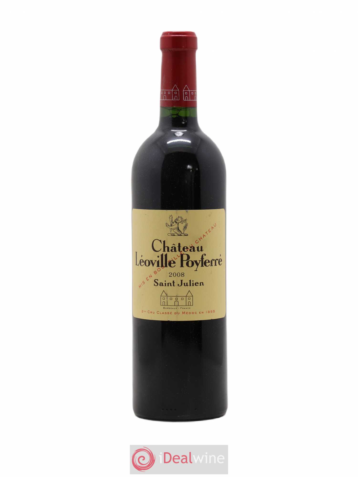 Château Léoville Poyferré 2ème Grand Cru Classé 2008 - Lot de 1 bouteille - 0