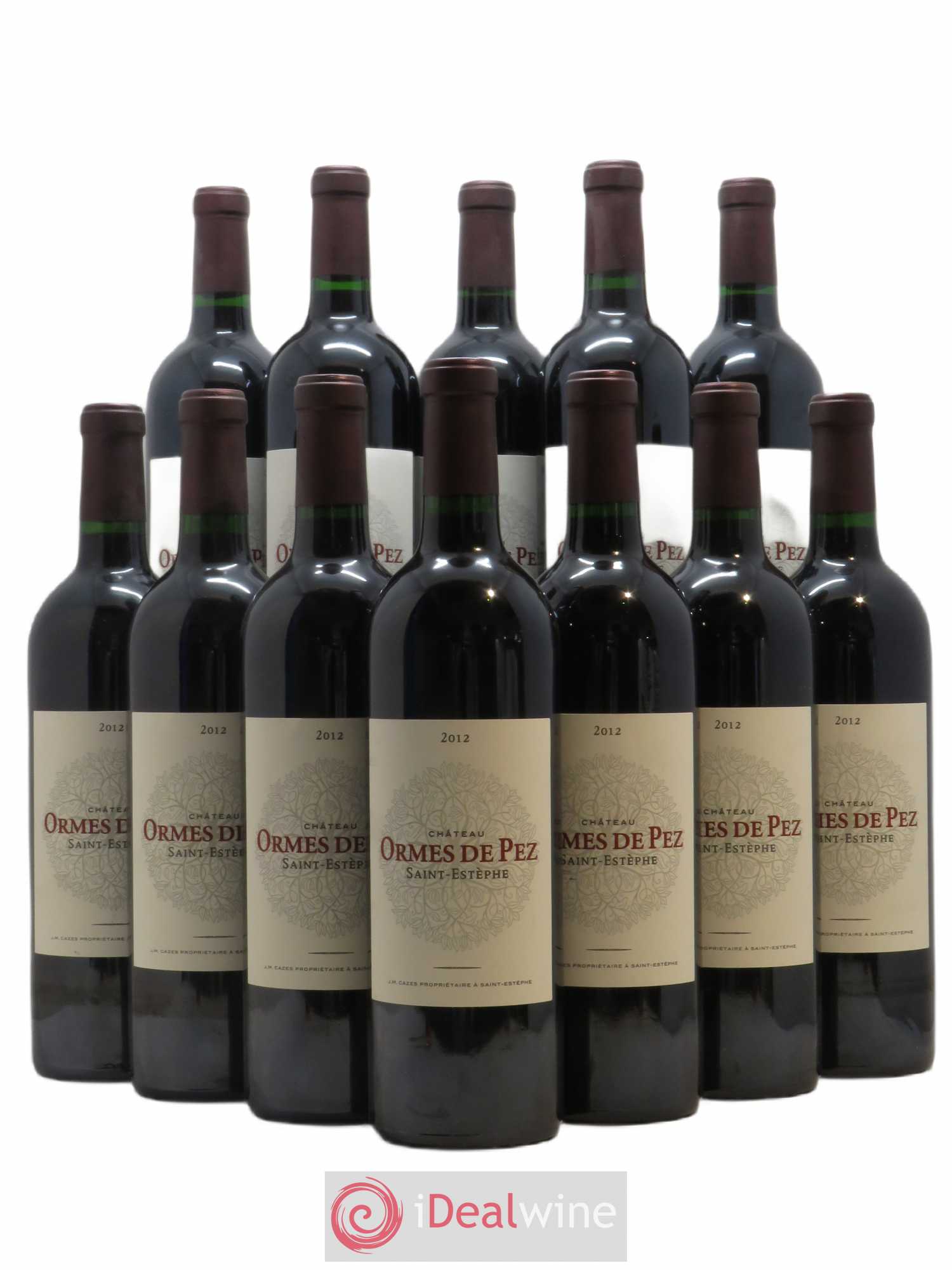 Château les Ormes de Pez 2012 - Lot de 12 bouteilles - 0