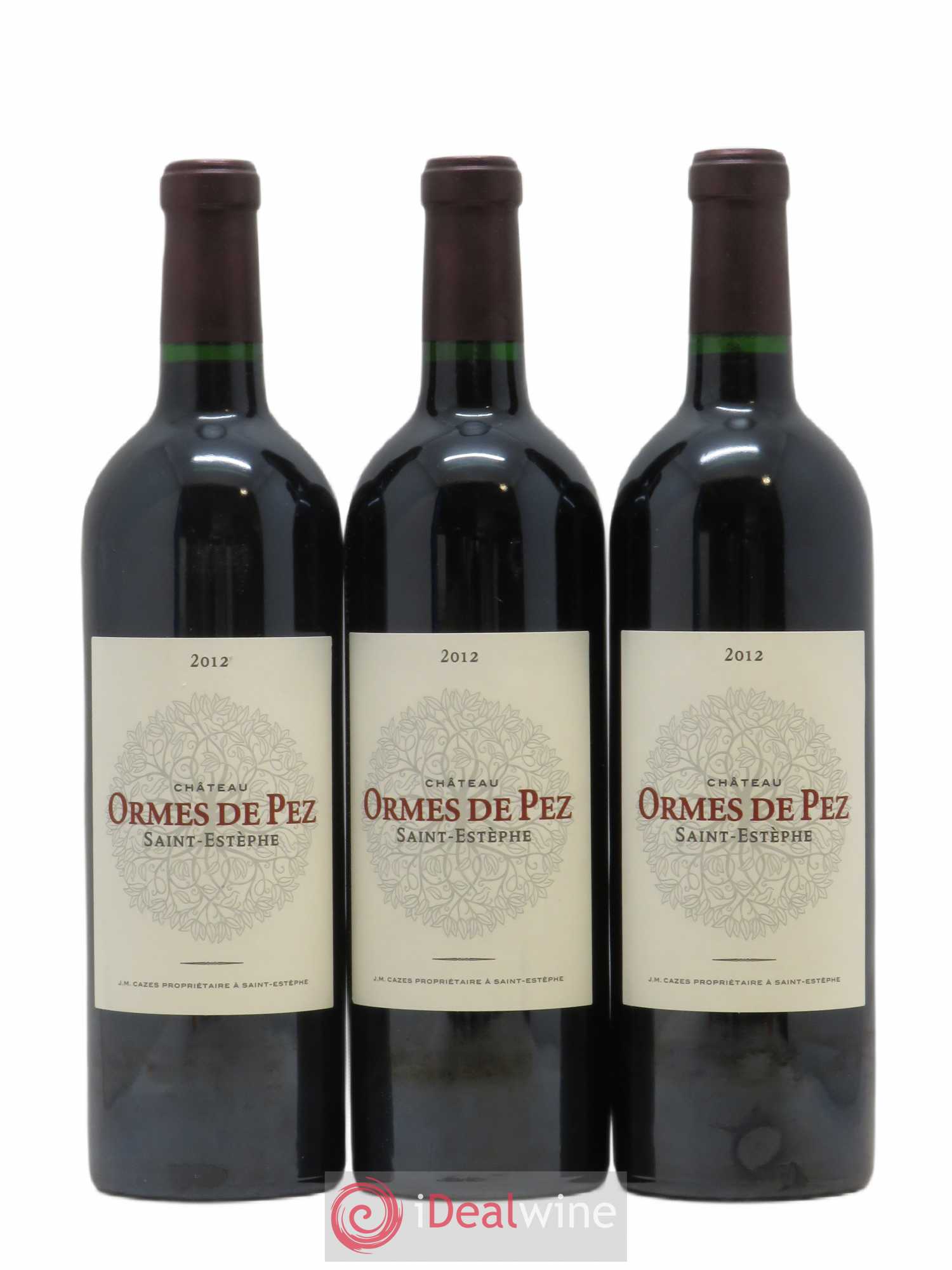 Château les Ormes de Pez 2012 - Lot de 3 bouteilles - 0