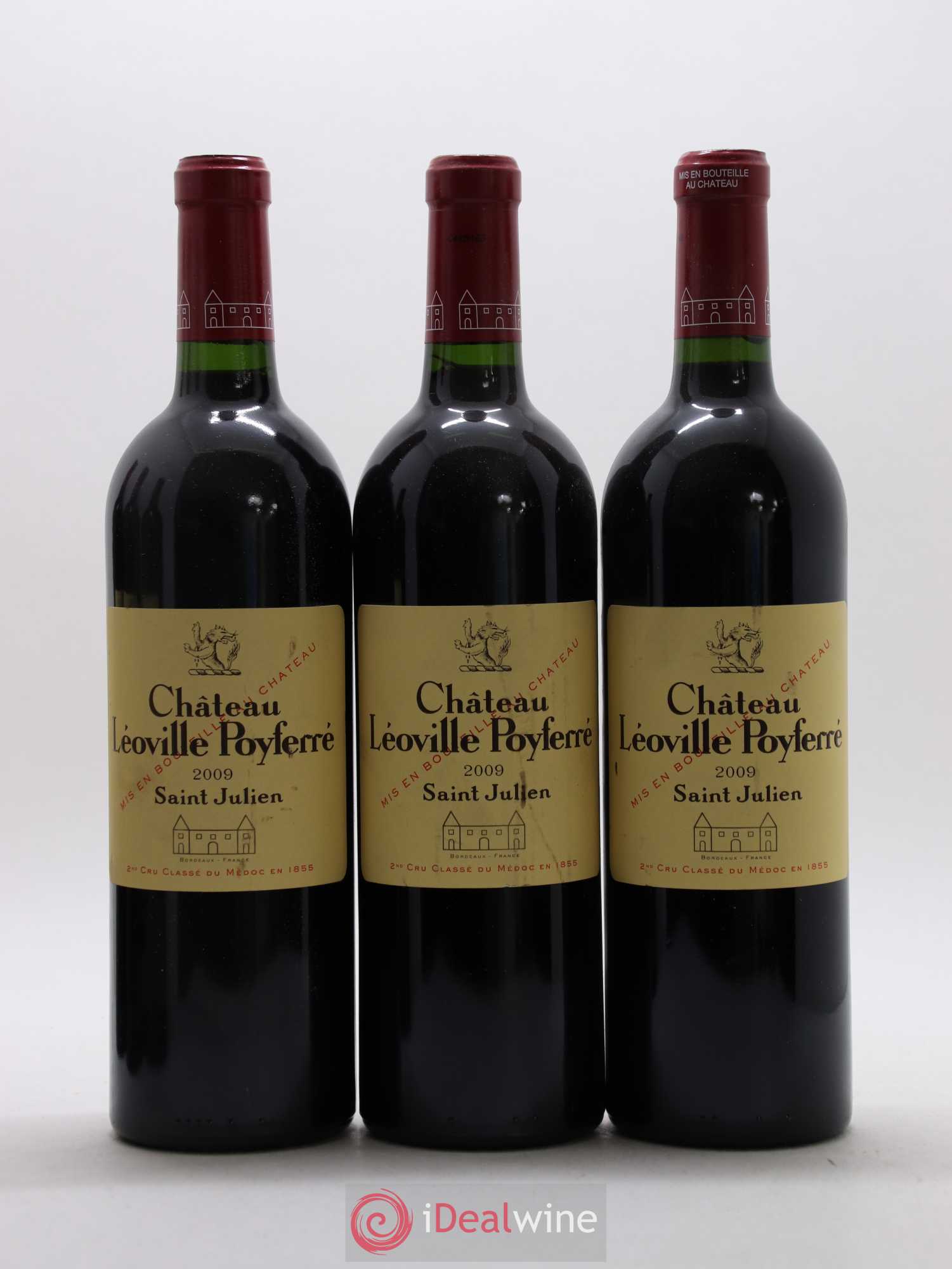 Château Léoville Poyferré 2ème Grand Cru Classé 2009 - Lot de 6 bouteilles - 1
