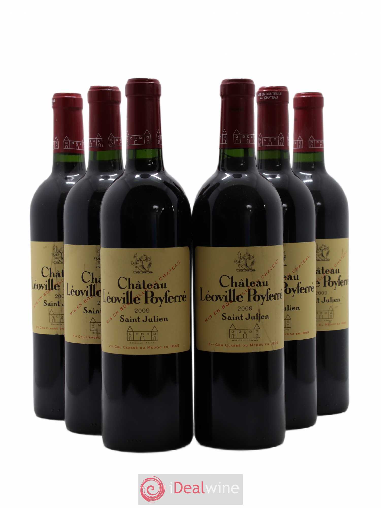 Château Léoville Poyferré 2ème Grand Cru Classé 2009 - Lot de 6 bouteilles - 0