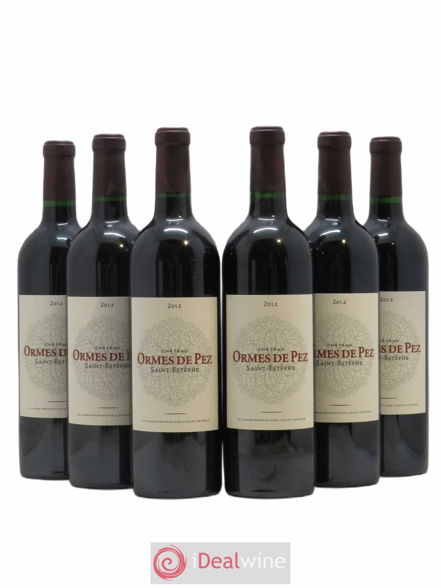 Château les Ormes de Pez 2012 - Lot de 6 bouteilles - 0