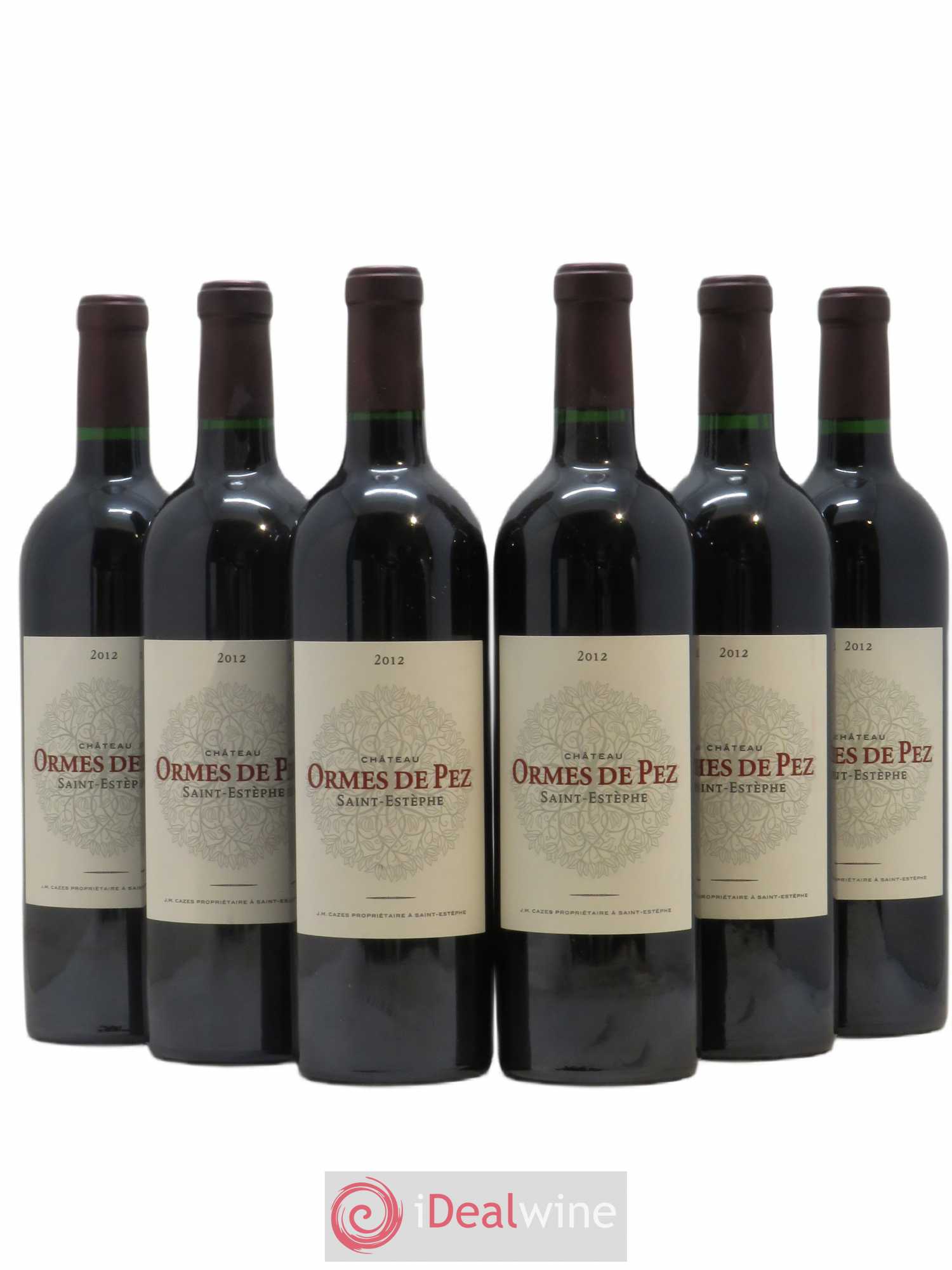 Château les Ormes de Pez 2012 - Lot de 6 bouteilles - 0