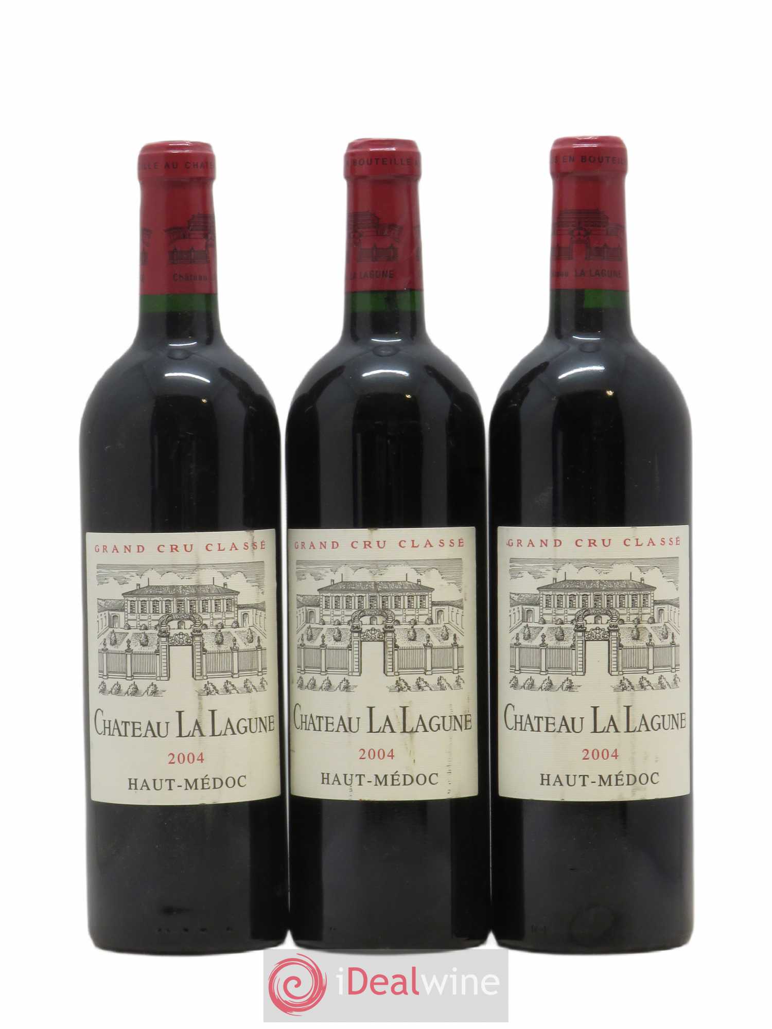 Château la Lagune 3ème Grand Cru Classé 2004 - Lot de 3 bouteilles - 0