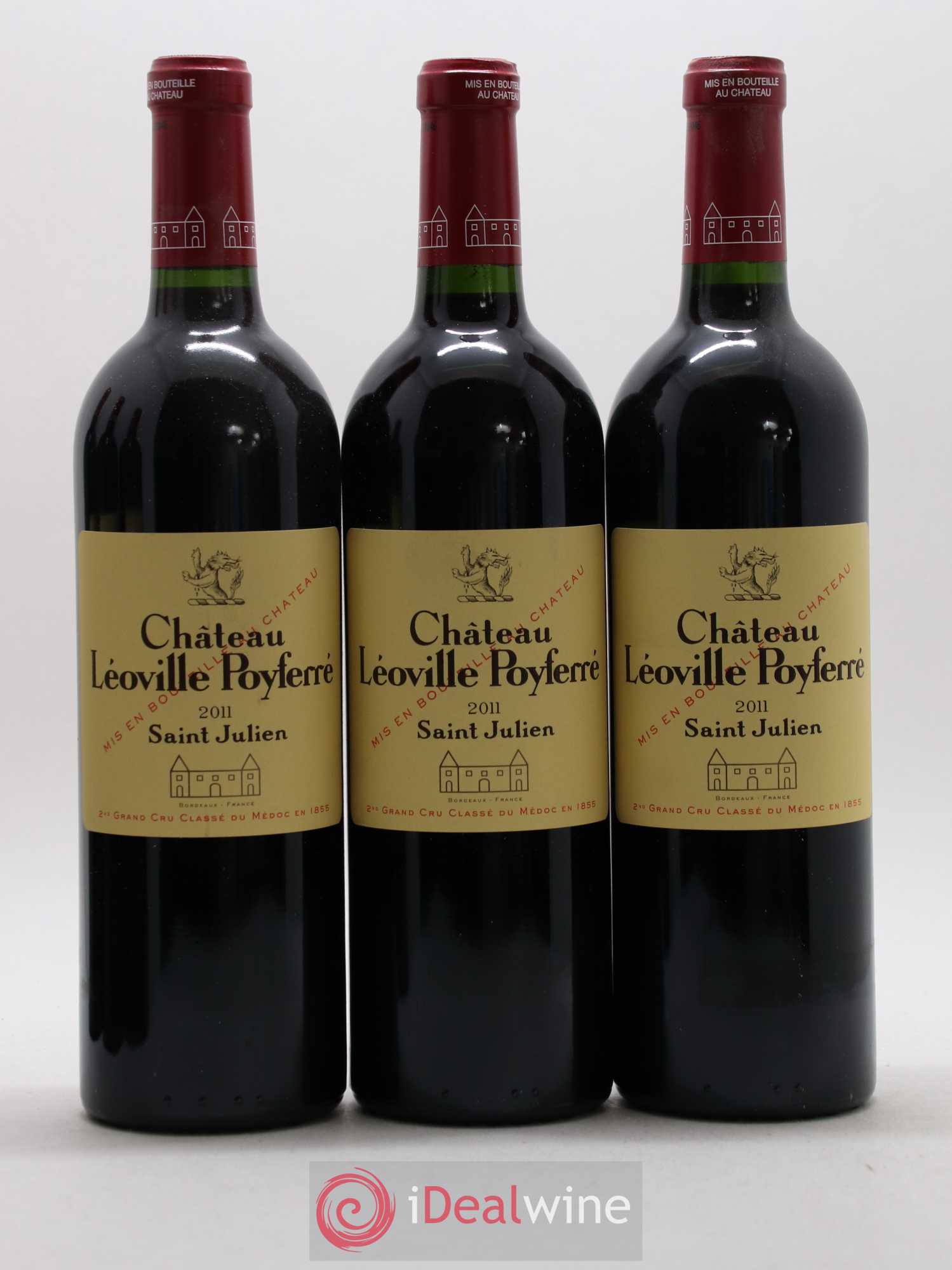 Château Léoville Poyferré 2ème Grand Cru Classé 2011 - Lot de 6 bouteilles - 1