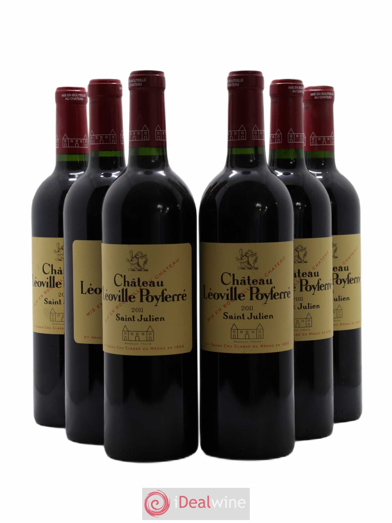Château Léoville Poyferré 2ème Grand Cru Classé 2011 - Lot de 6 bouteilles - 0