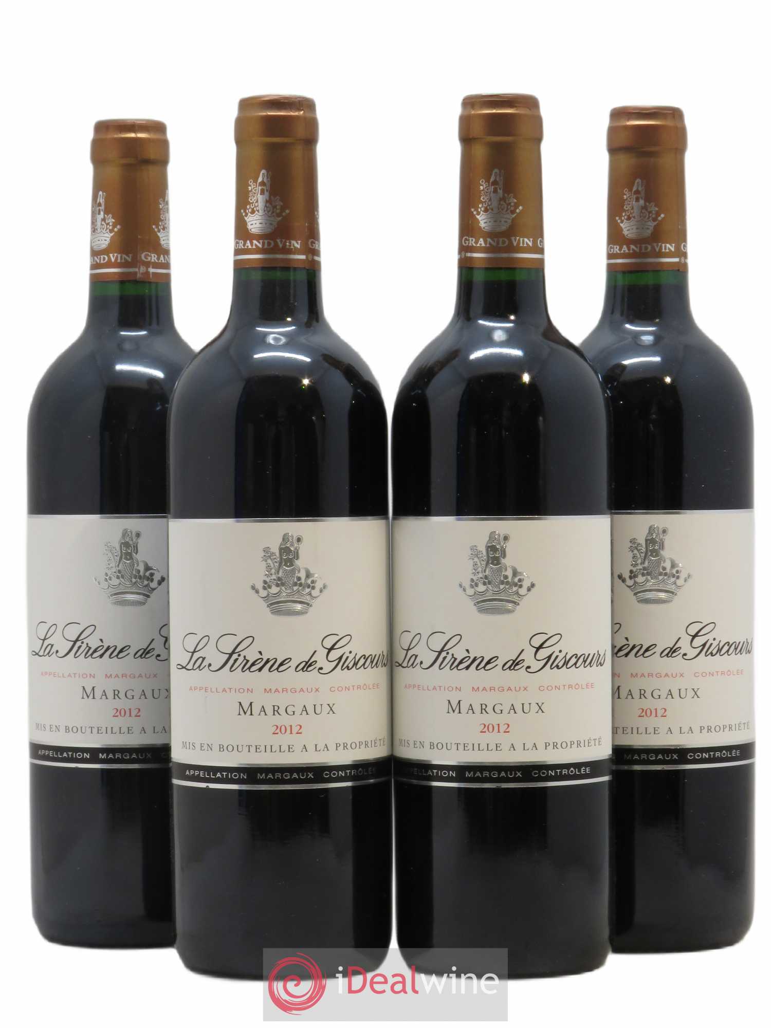 La Sirène de Giscours 2012 - Lot de 4 bouteilles - 0