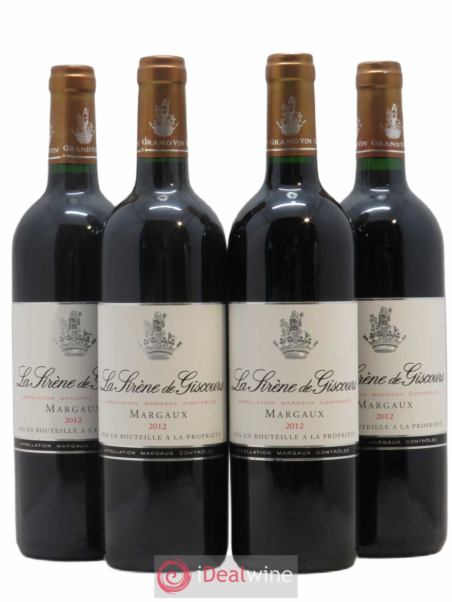 La Sirène de Giscours 2012 - Lot de 4 bouteilles - 0