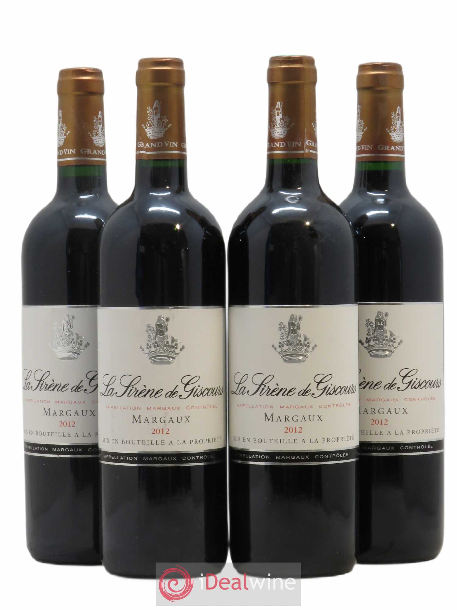 La Sirène de Giscours 2012 - Lot de 4 bouteilles - 0