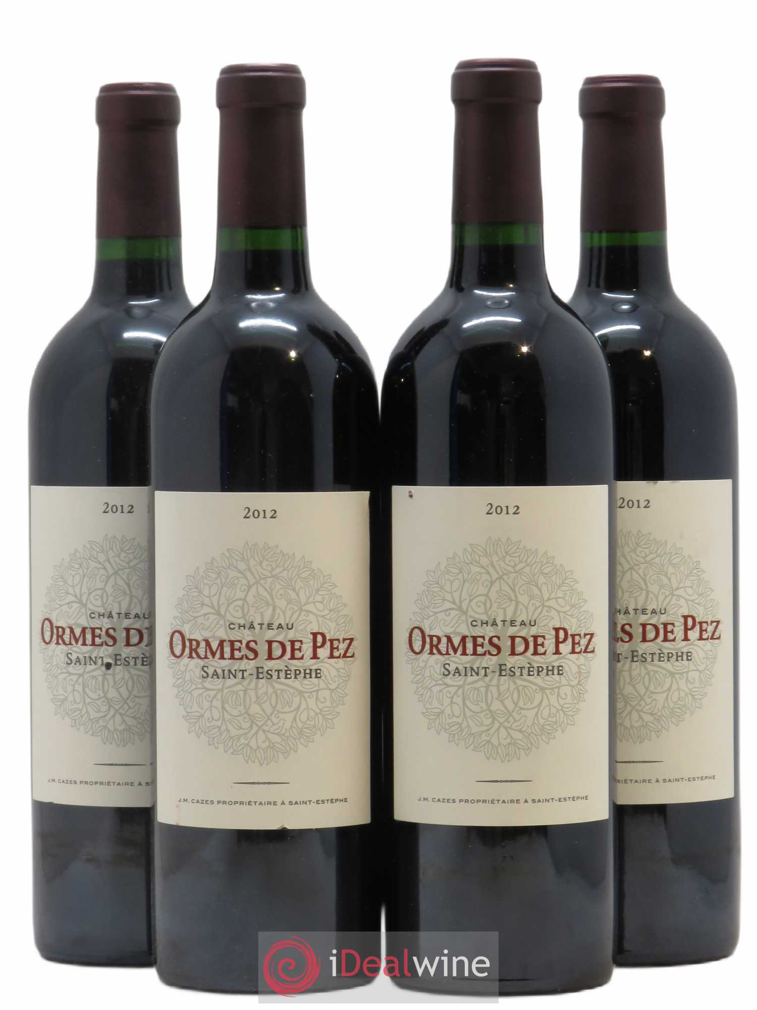 Château les Ormes de Pez 2012 - Lot de 4 bouteilles - 0