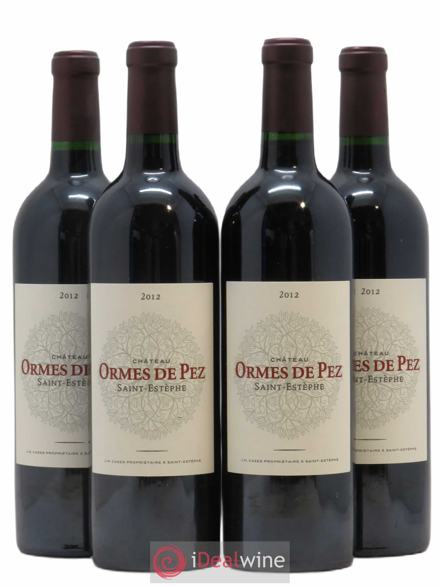 Château les Ormes de Pez 2012 - Lot de 4 bouteilles - 0