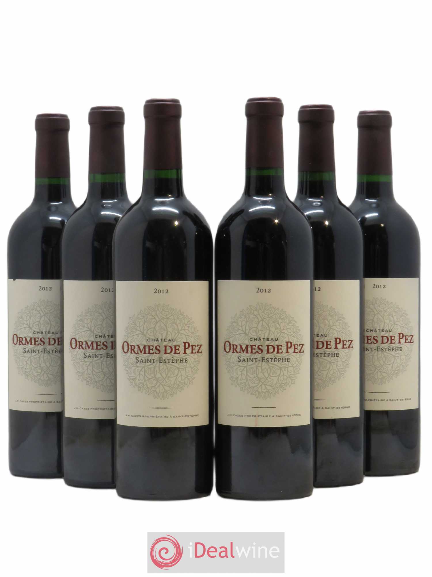Château les Ormes de Pez 2012 - Lot de 6 bouteilles - 0