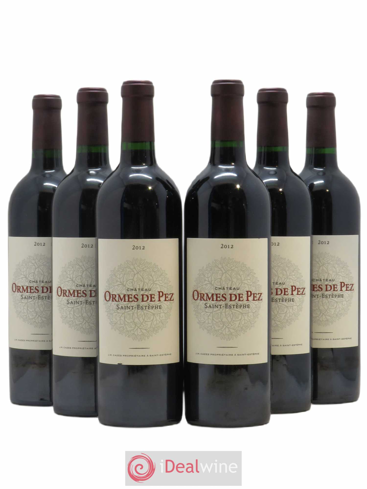 Château les Ormes de Pez 2012 - Lot de 6 bouteilles - 0