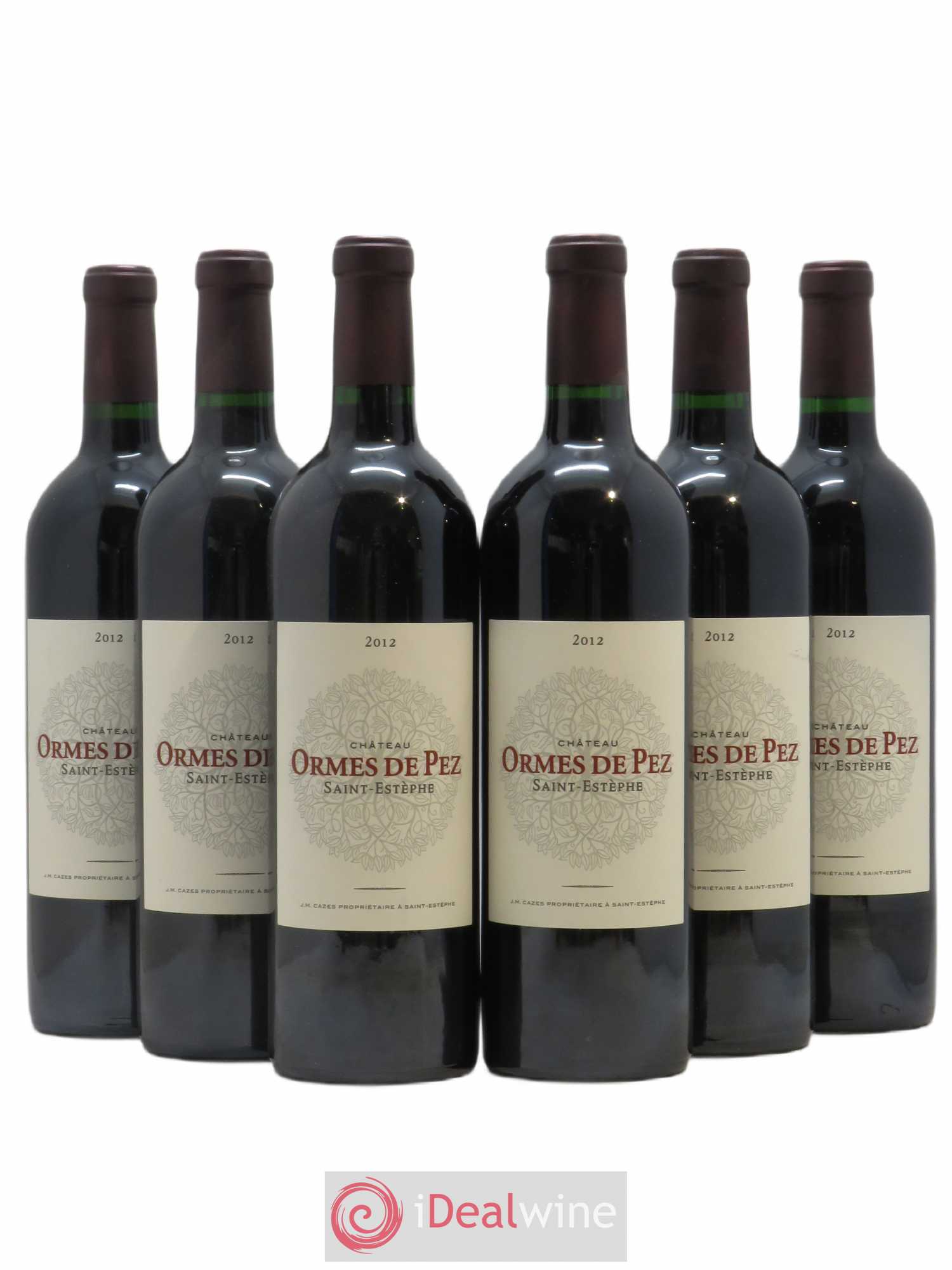 Château les Ormes de Pez 2012 - Lot de 6 bouteilles - 0