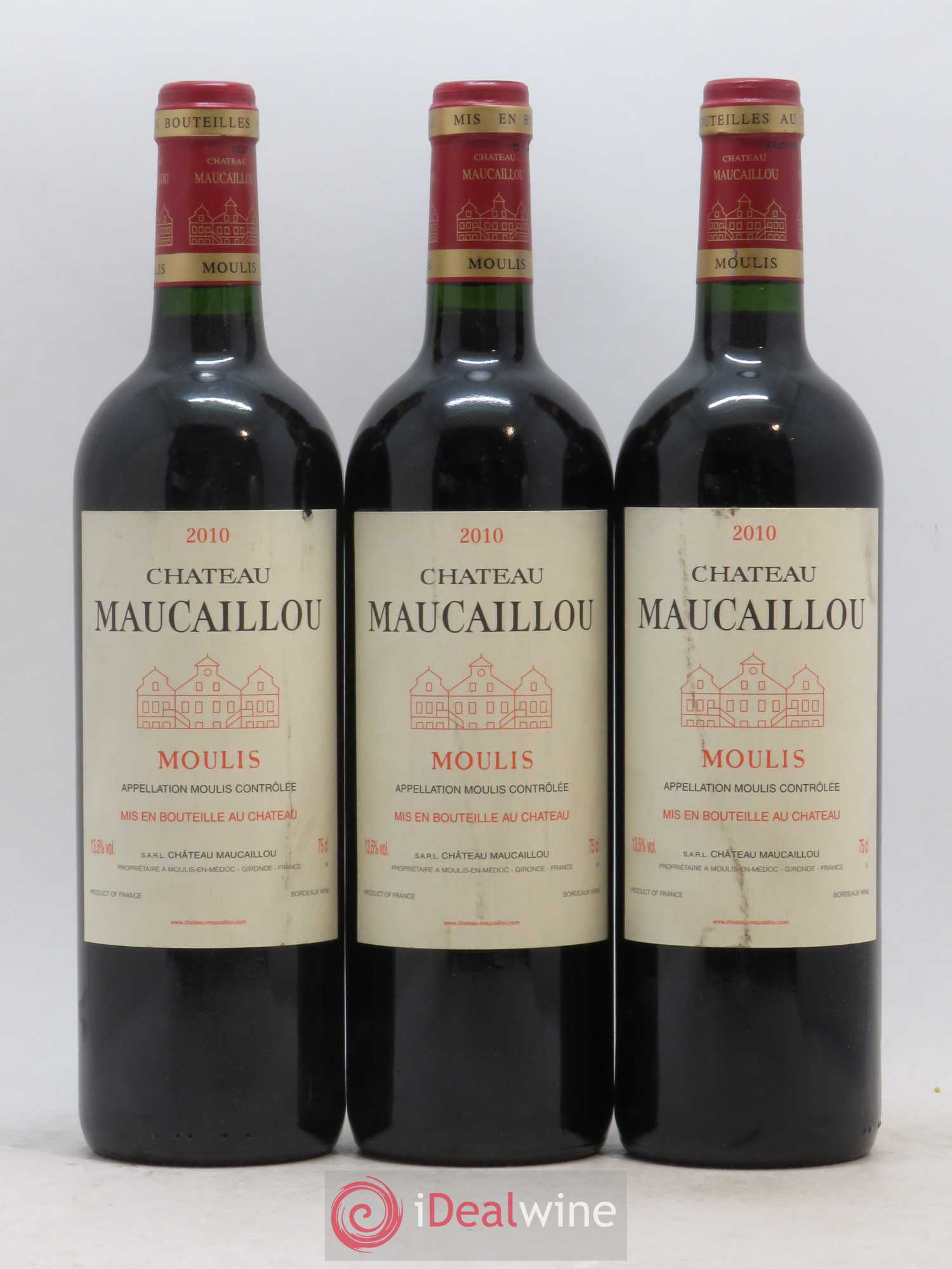 Château Maucaillou 2010 - Lot de 12 bouteilles - 1