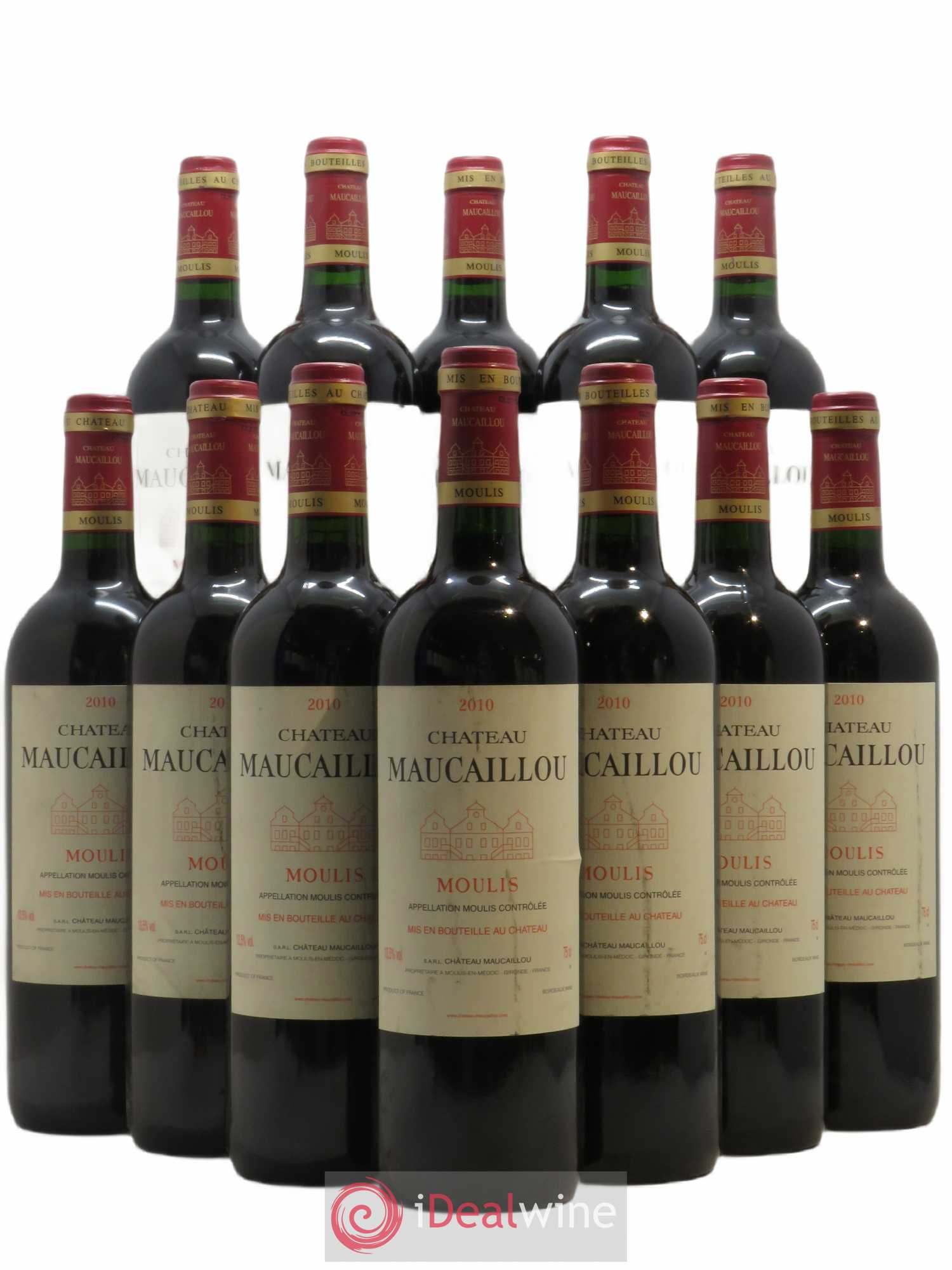 Château Maucaillou 2010 - Lot de 12 bouteilles - 0