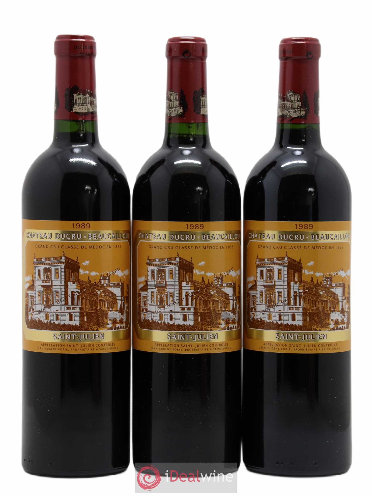 Château Ducru Beaucaillou 2ème Grand Cru Classé 1989 - Lot de 3 bouteilles - 0