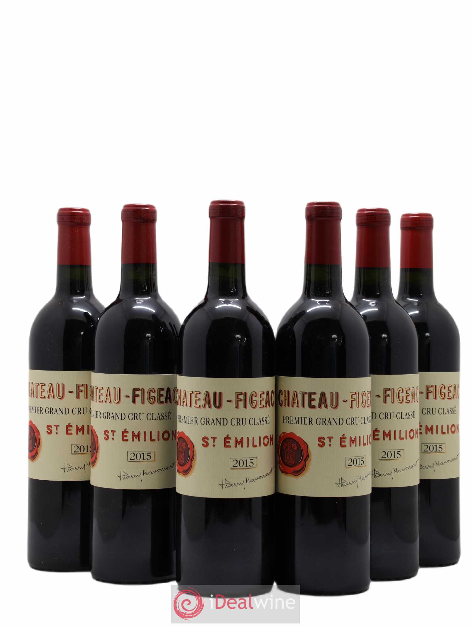 Château Figeac 1er Grand Cru Classé A 2015 - Lot de 6 bouteilles - 0