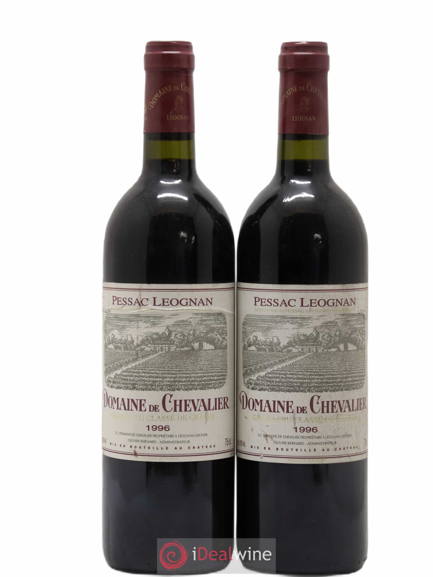Domaine de Chevalier Cru Classé de Graves 1996 - Lot de 2 bouteilles - 0
