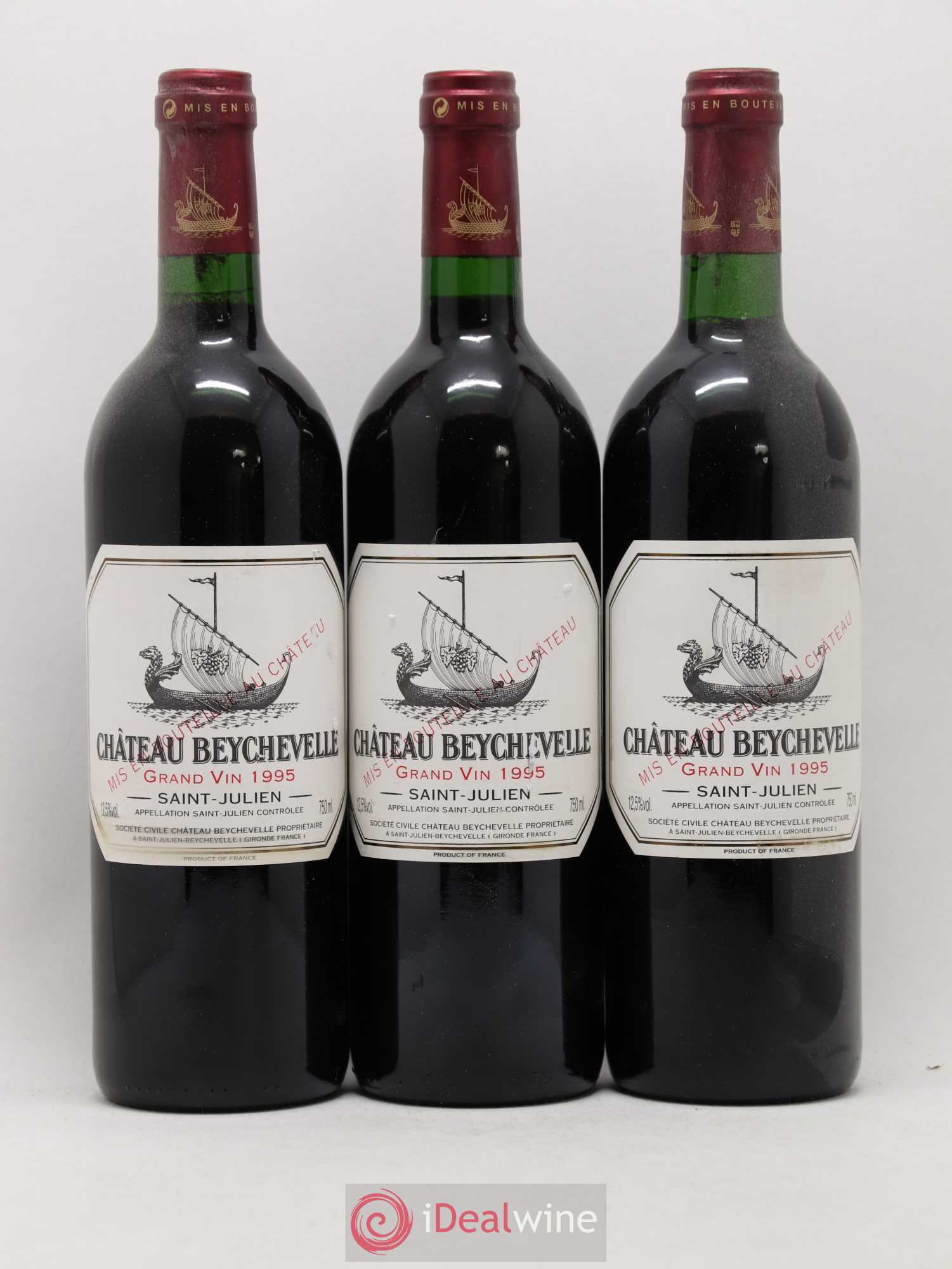 Château Beychevelle 4ème Grand Cru Classé 1995 - Lot de 6 bouteilles - 2