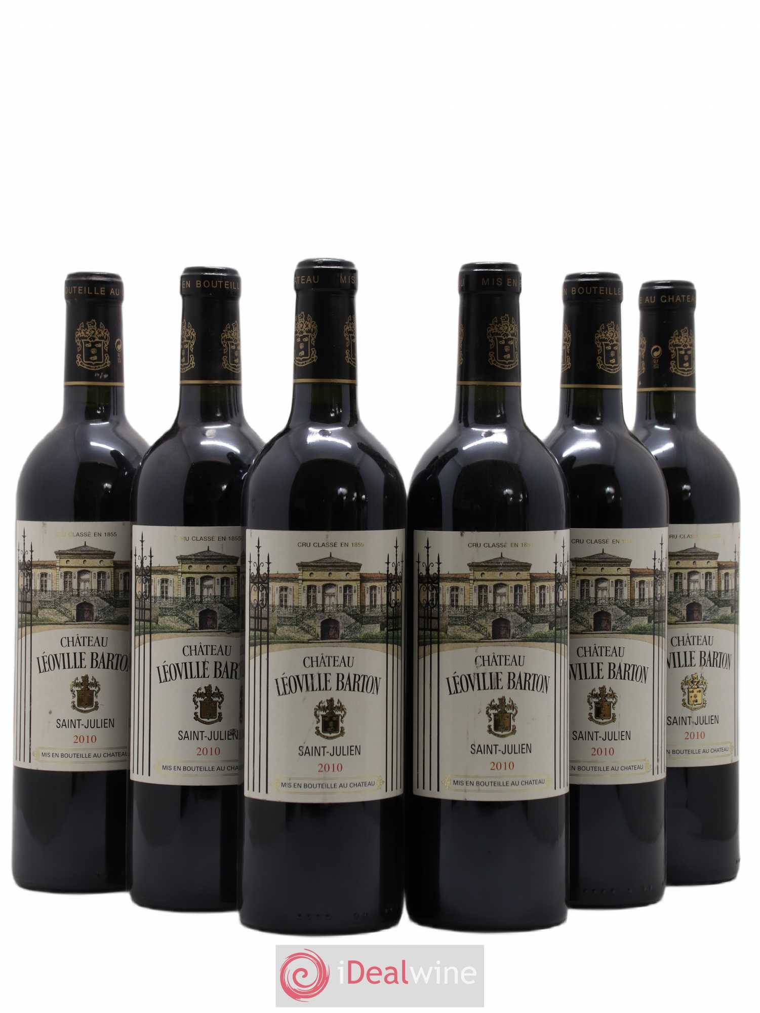 Château Léoville Barton 2ème Grand Cru Classé 2010 - Lot de 6 bouteilles - 0