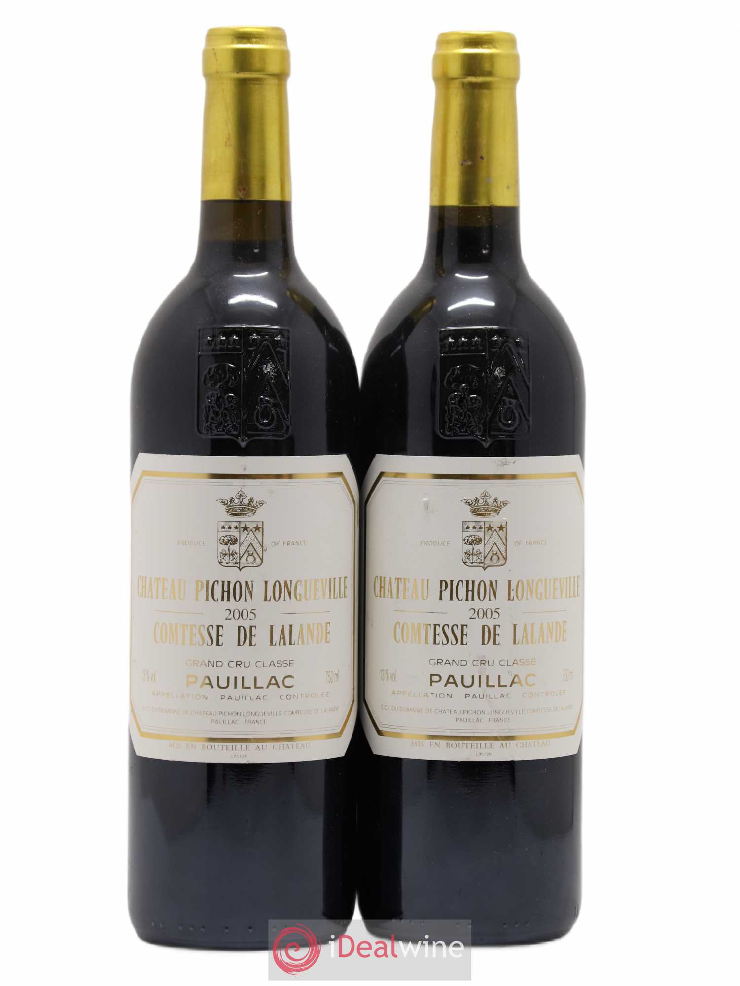 Château Pichon Longueville Comtesse de Lalande 2ème Grand Cru Classé 2005 - Lot de 2 bouteilles - 0