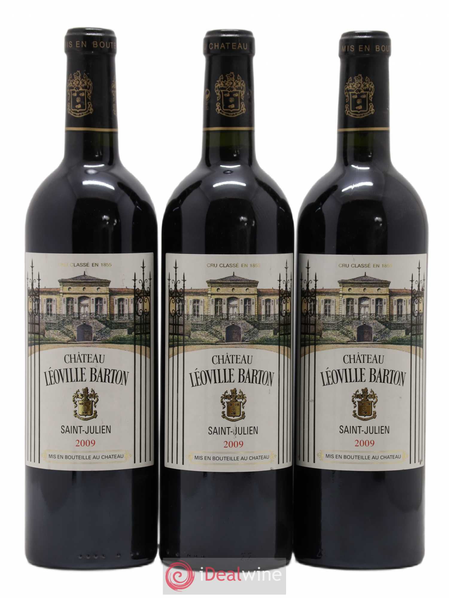 Château Léoville Barton 2ème Grand Cru Classé 2009 - Lot de 3 bouteilles - 0