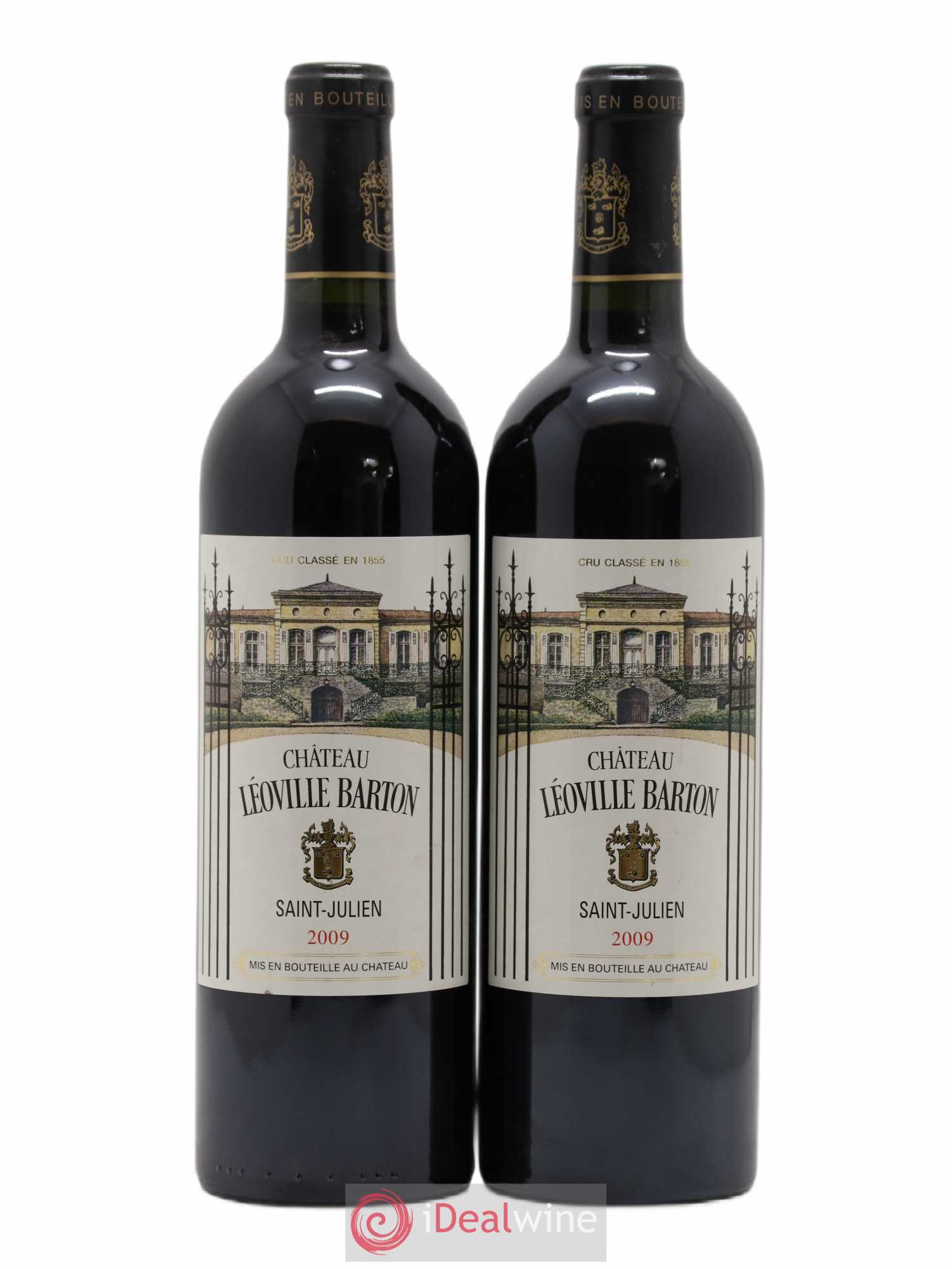 Château Léoville Barton 2ème Grand Cru Classé 2009 - Lot de 2 bouteilles - 0