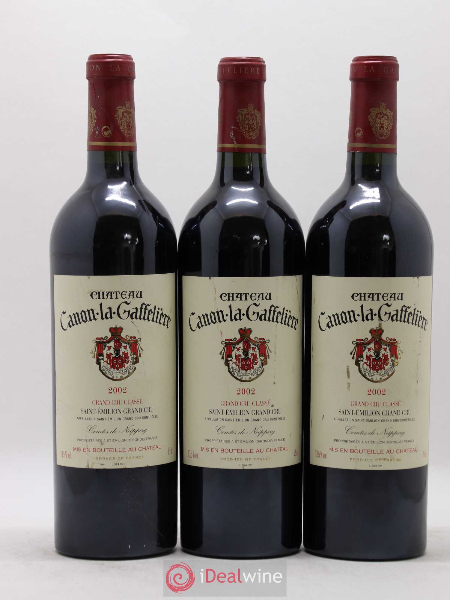 Château Canon la Gaffelière 1er Grand Cru Classé B 2002 - Lot de 6 bouteilles - 2