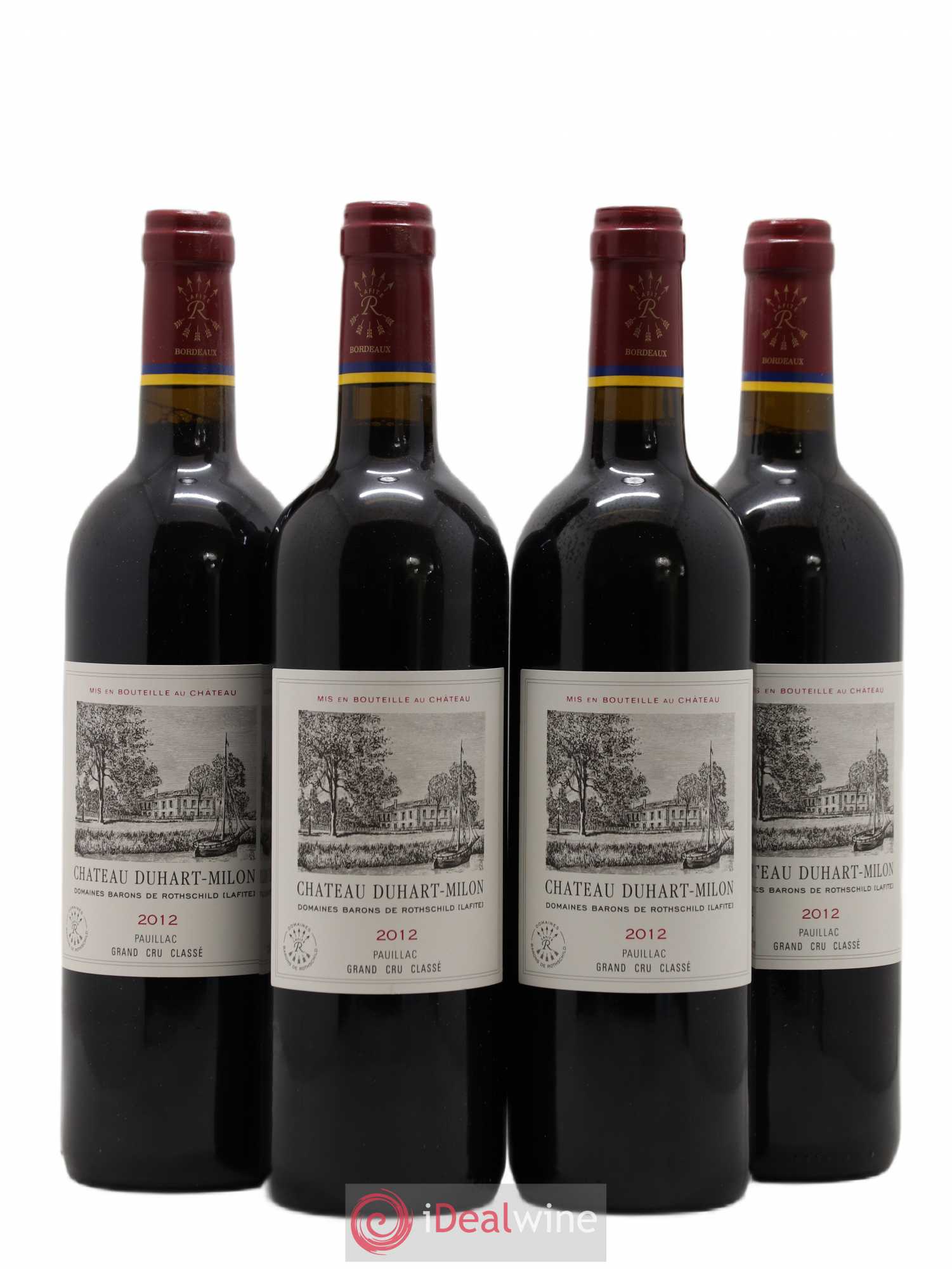 Château Duhart-Milon 4ème Grand Cru Classé 2012 - Lot de 4 bouteilles - 0
