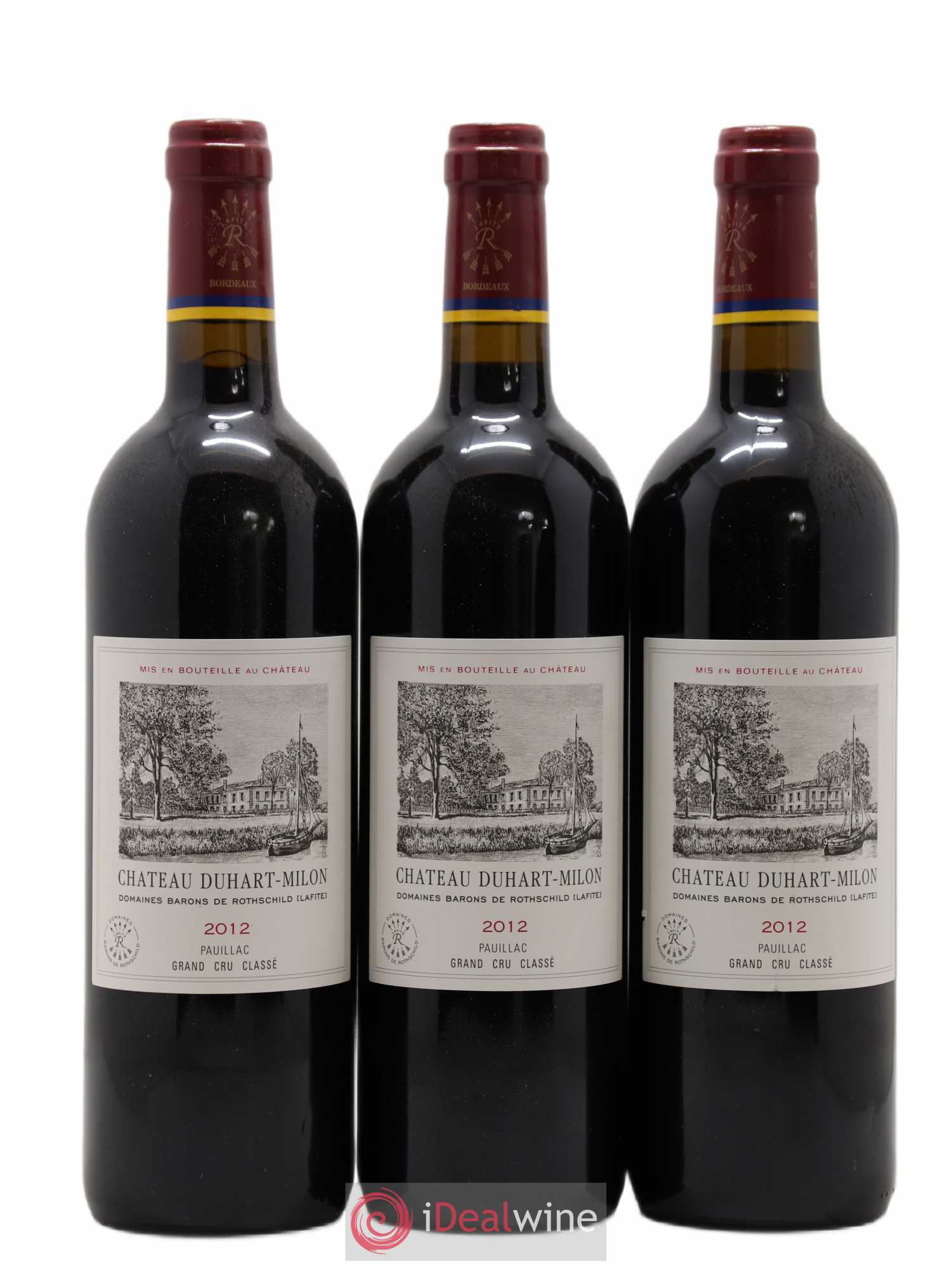 Château Duhart-Milon 4ème Grand Cru Classé 2012 - Lot de 3 bouteilles - 0