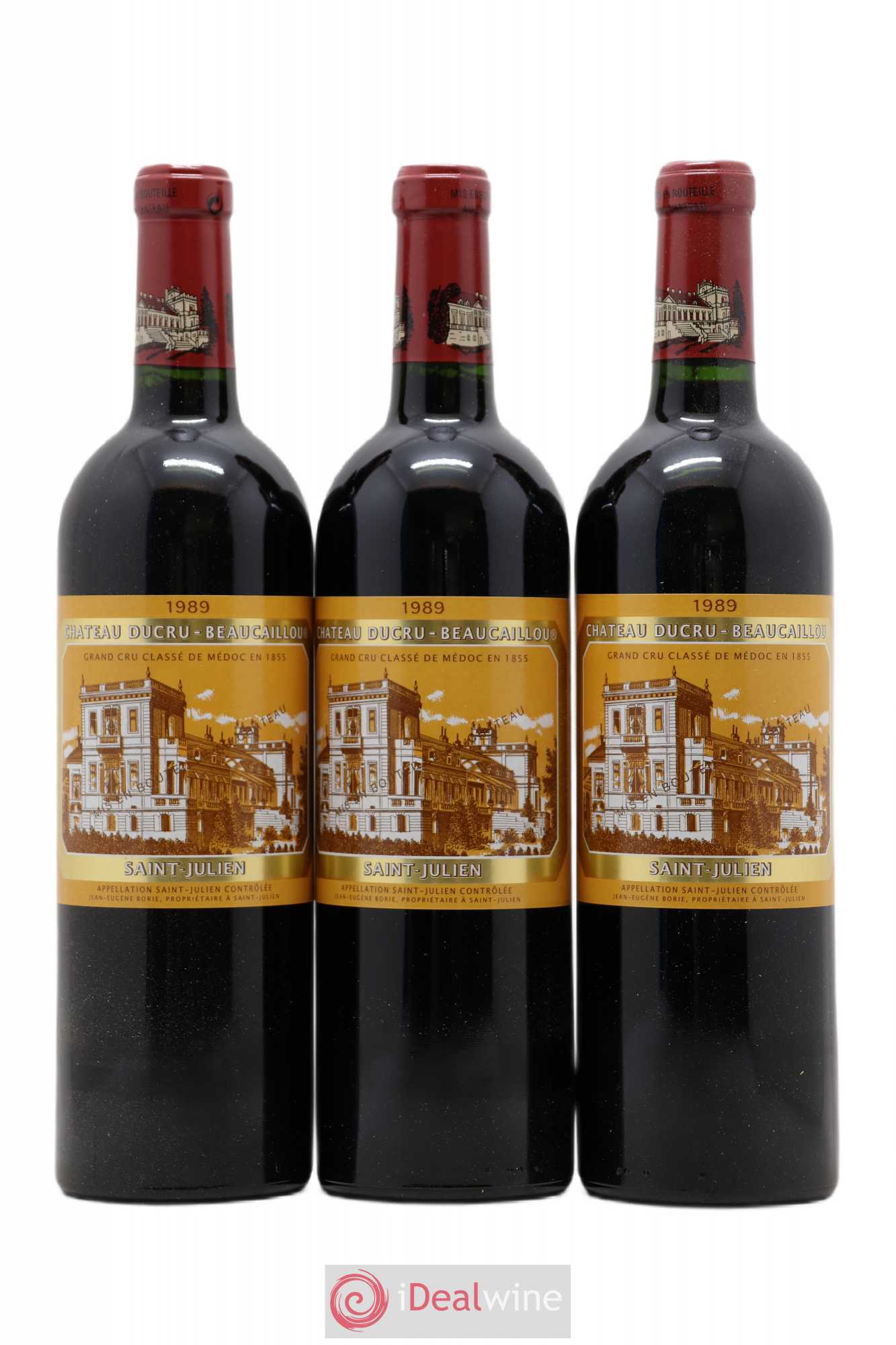 Château Ducru Beaucaillou 2ème Grand Cru Classé 1989 - Lot de 3 bouteilles - 0