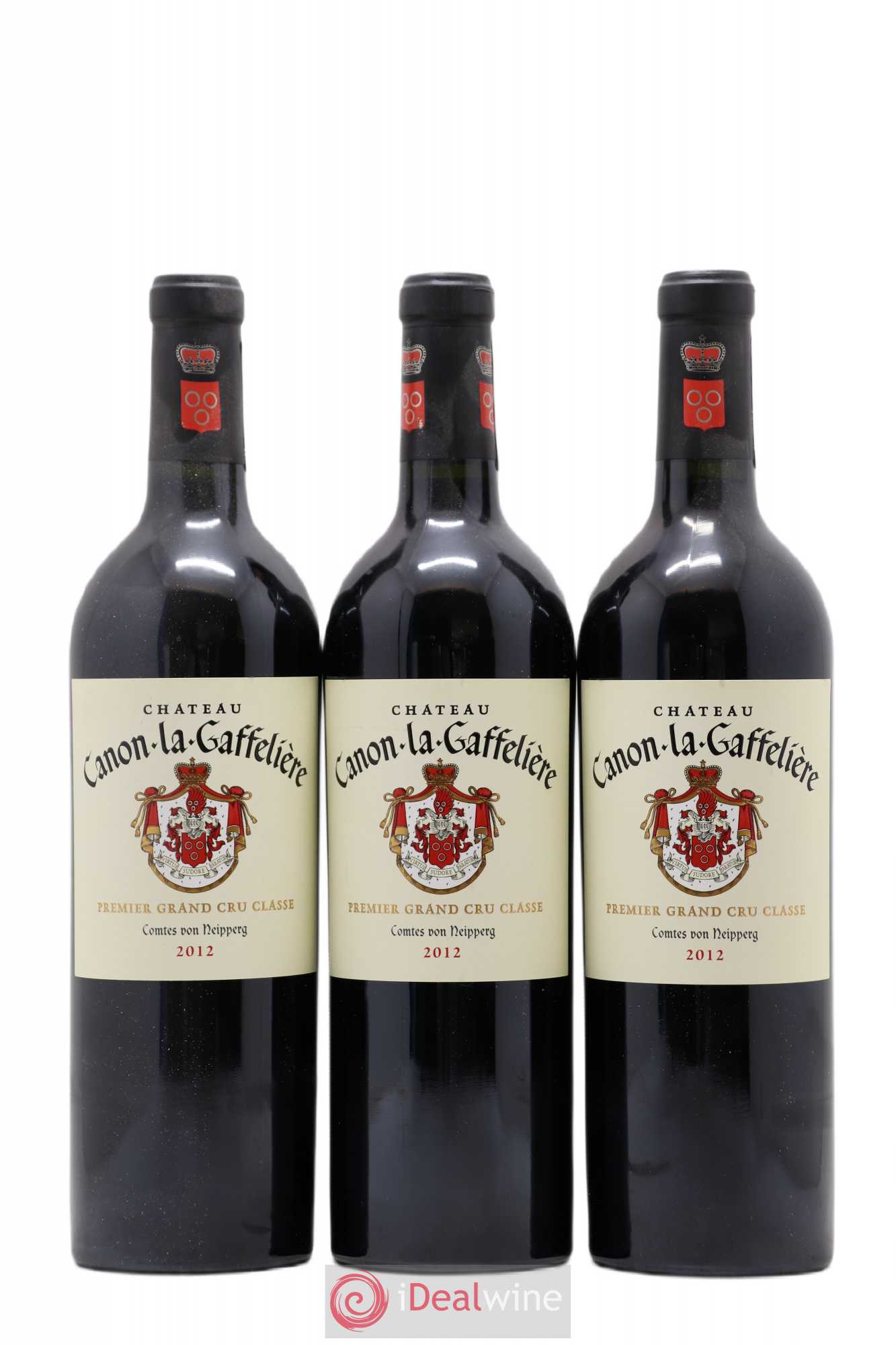 Château Canon la Gaffelière 1er Grand Cru Classé B 2012 - Lot de 3 bouteilles - 0