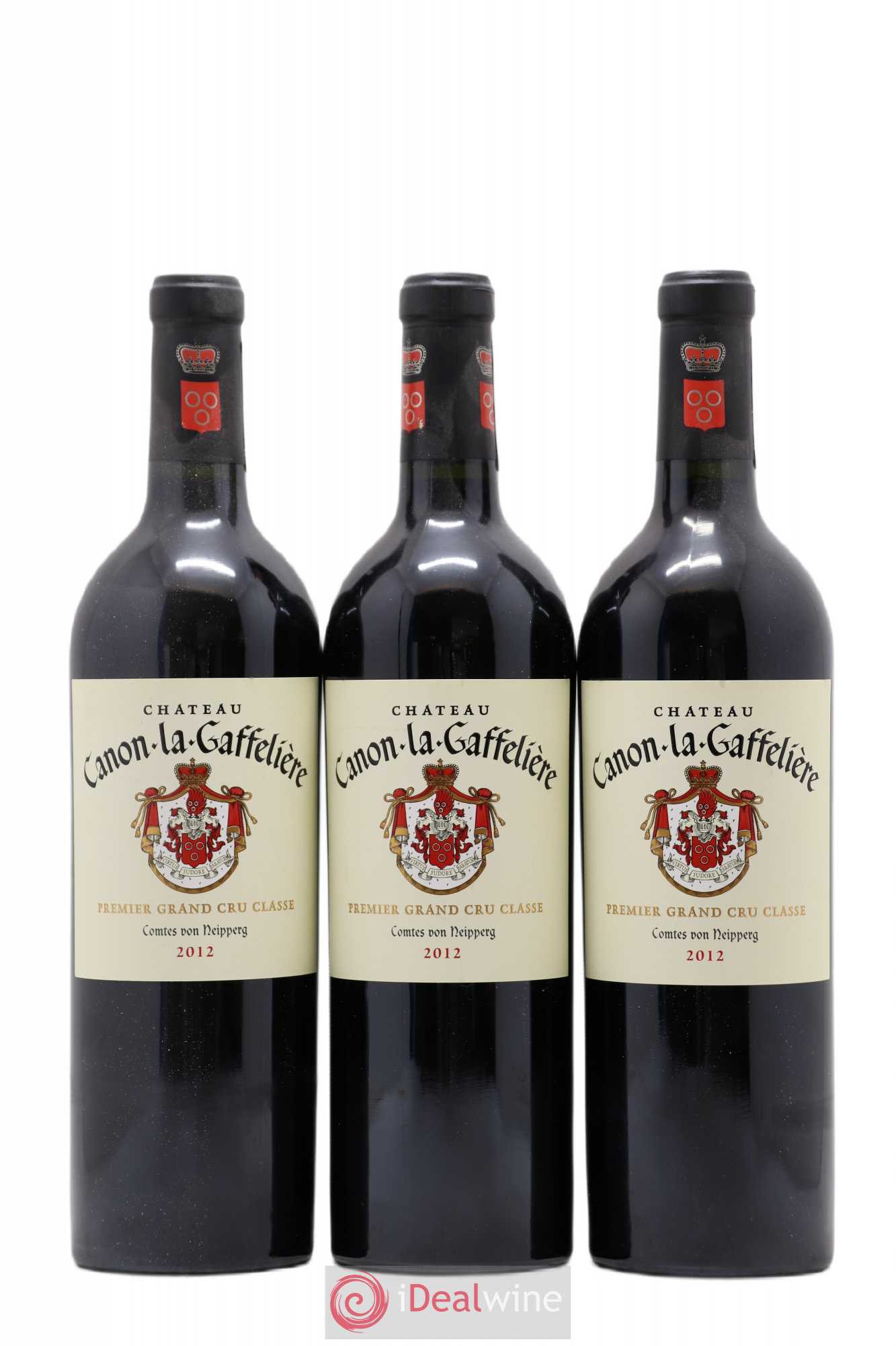 Château Canon la Gaffelière 1er Grand Cru Classé B 2012 - Lot de 3 bouteilles - 0