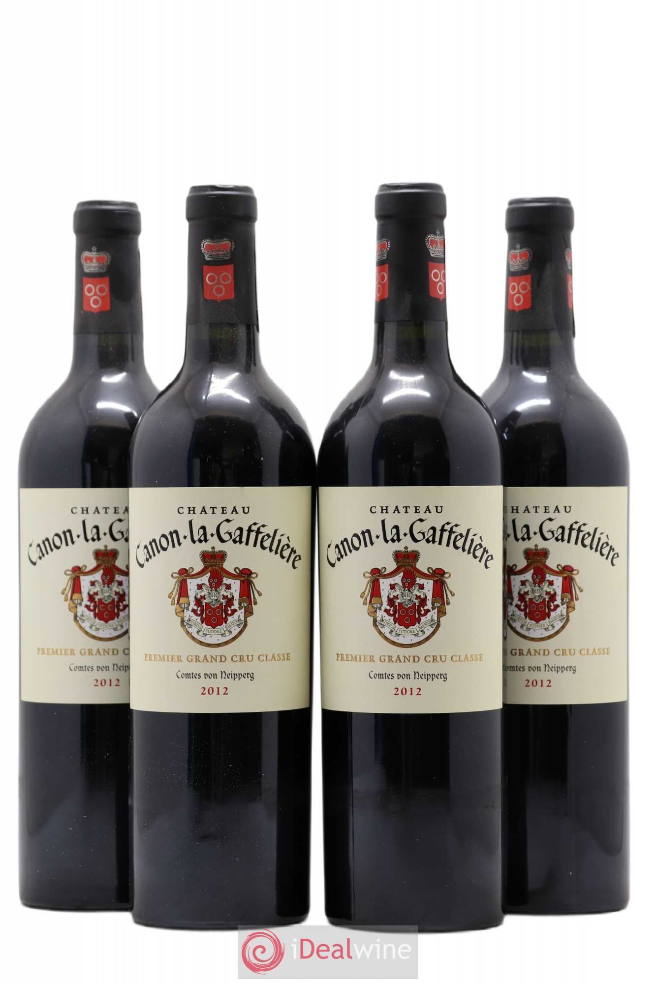 Château Canon la Gaffelière 1er Grand Cru Classé B 2012 - Lot de 4 bouteilles - 0