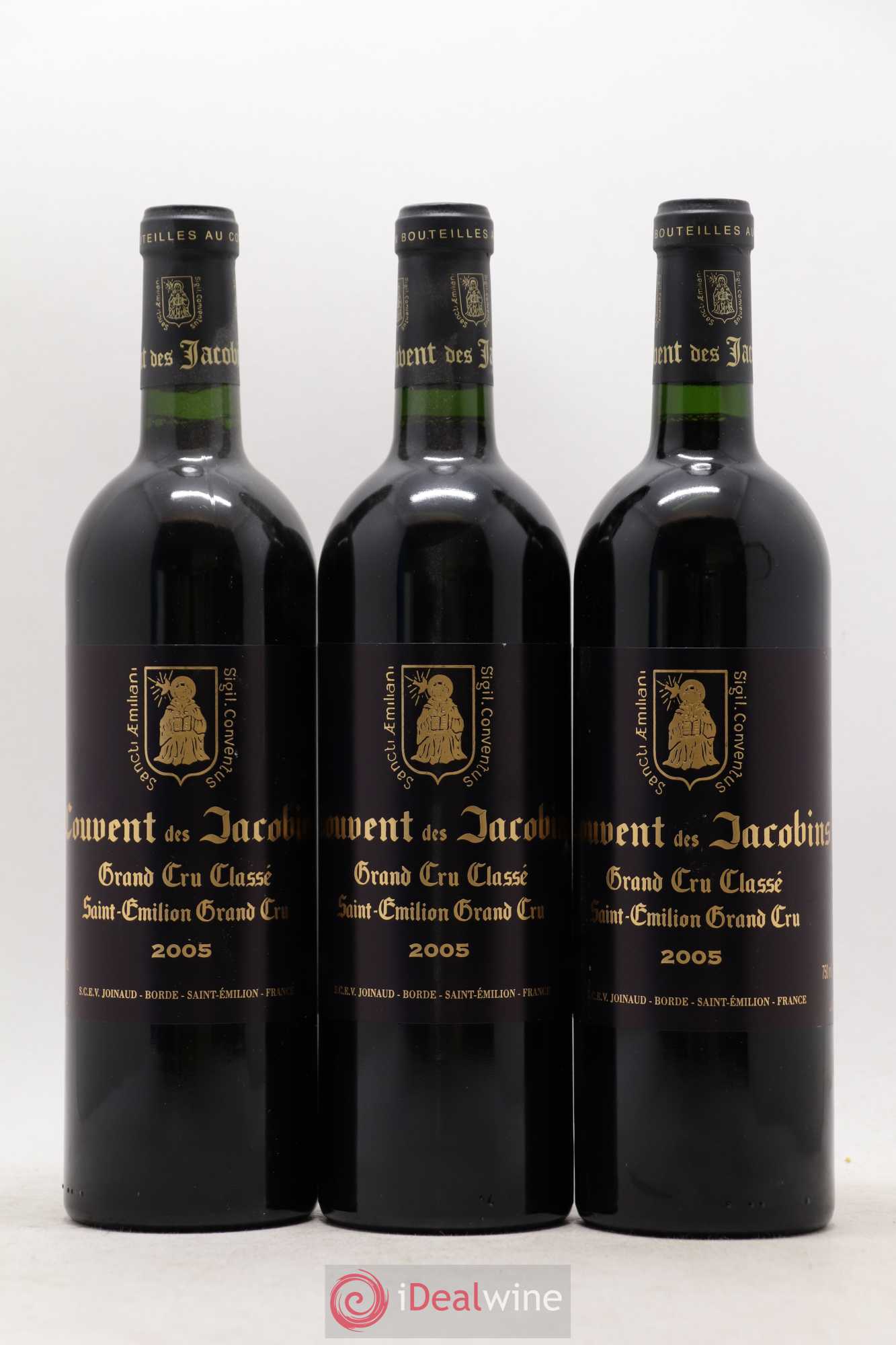 Château Couvent des Jacobins Grand Cru Classé 2005 - Lot de 6 bouteilles - 1