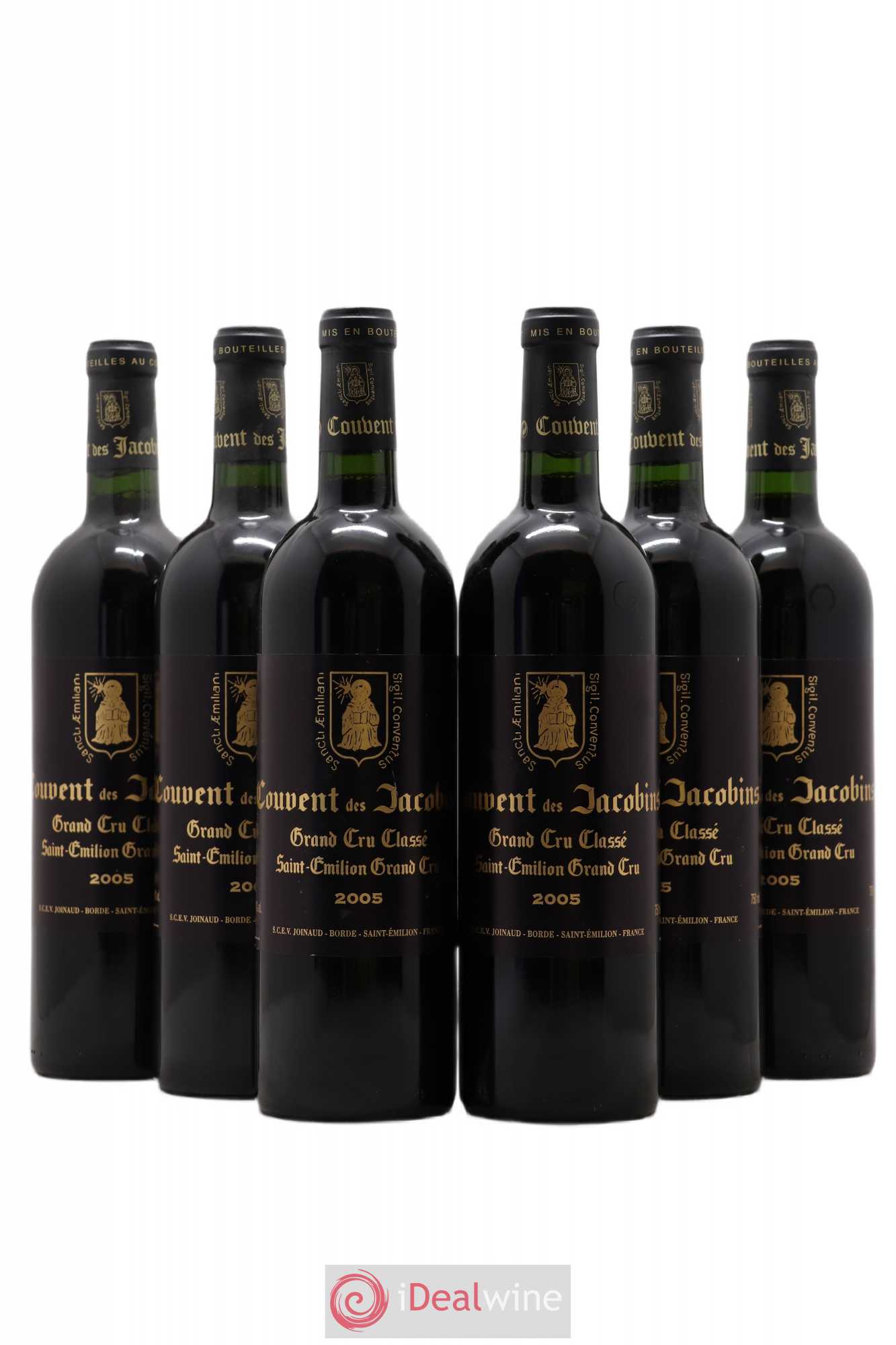 Château Couvent des Jacobins Grand Cru Classé 2005 - Lot de 6 bouteilles - 0