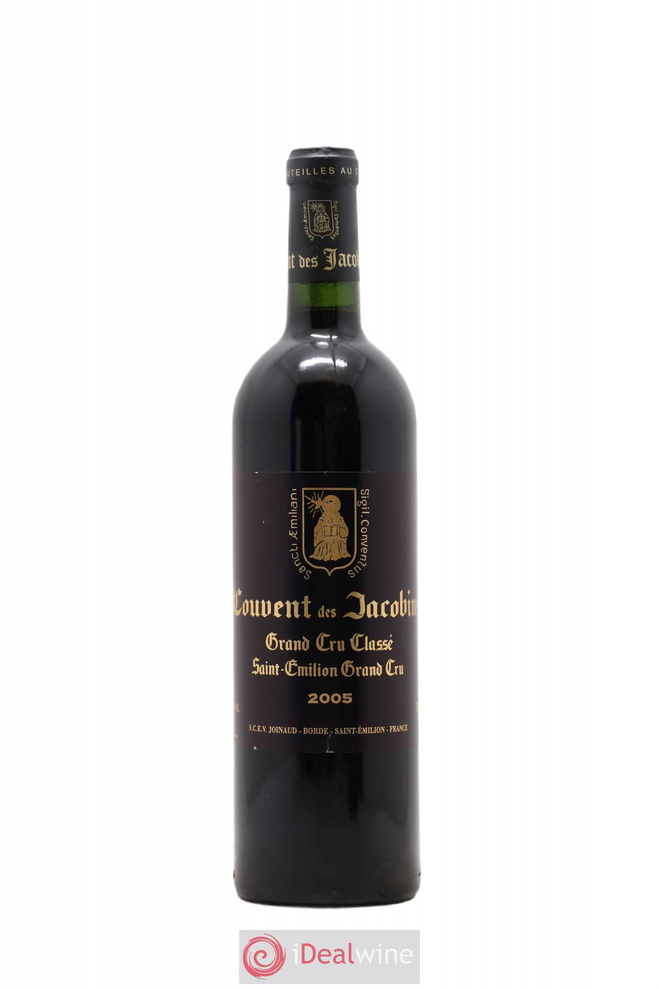 Château Couvent des Jacobins Grand Cru Classé 2005 - Lot de 1 bouteille - 0