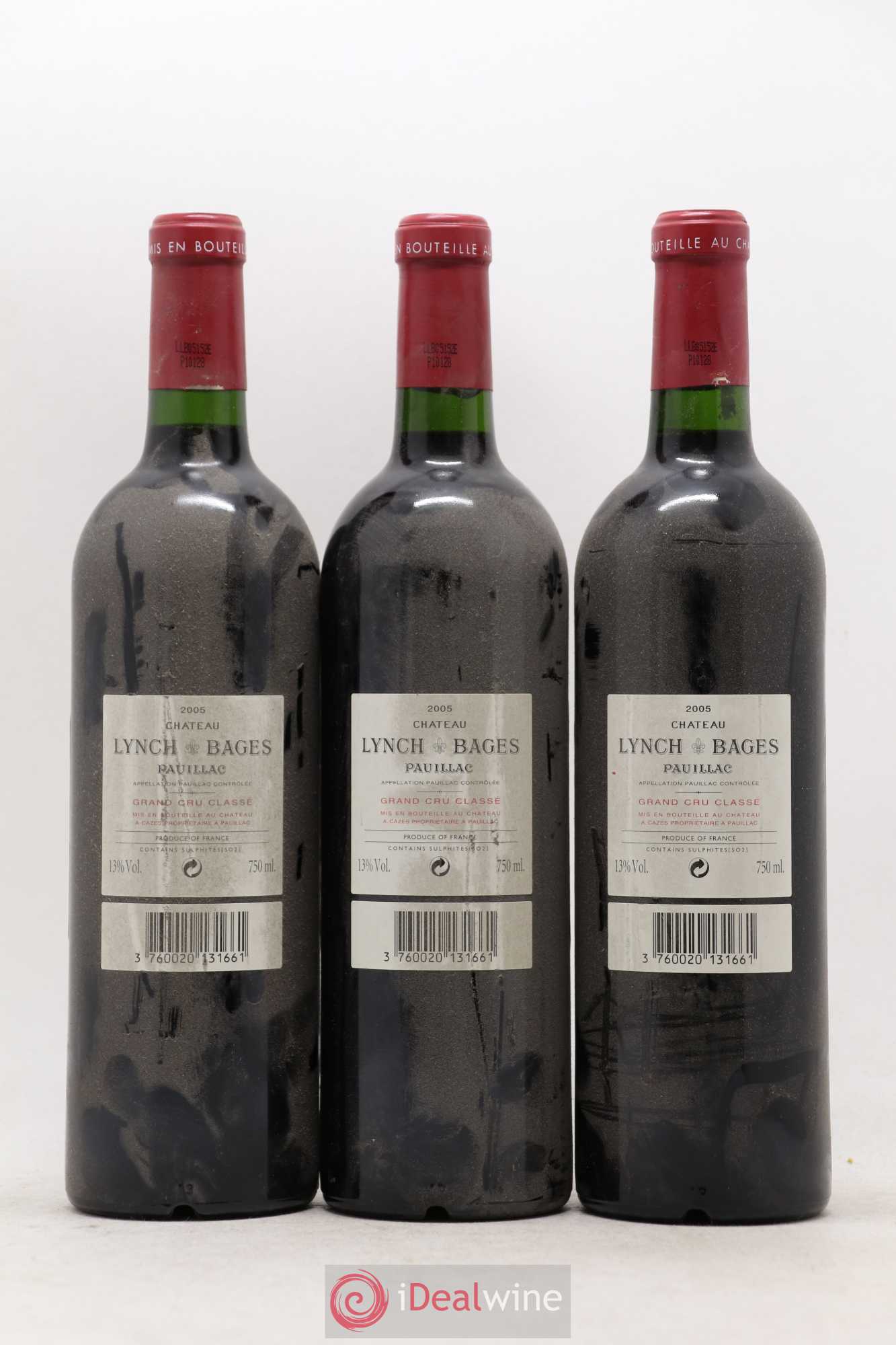 Château Lynch Bages 5ème Grand Cru Classé 2005 - Lot de 6 bouteilles - 2